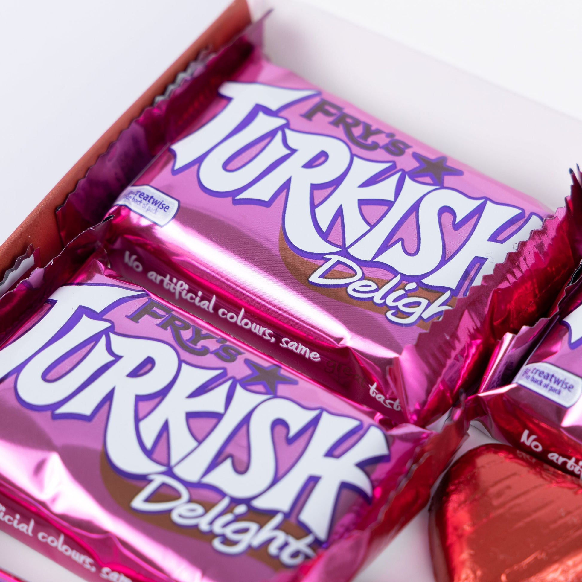 Frys Turkish Delight Chocolate Hearts Cadbury Gift Box Hamper Valentines Day Etsy