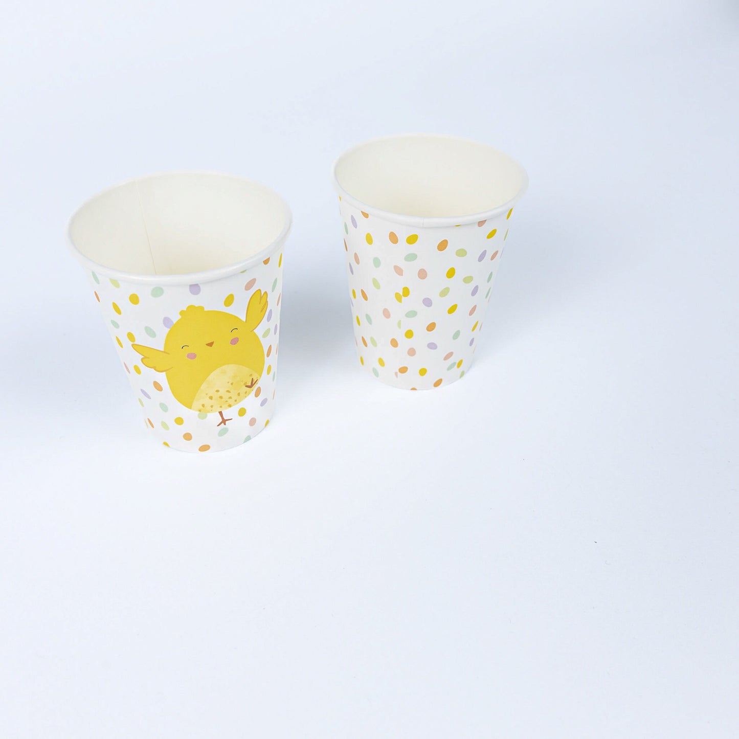 8 x Easter Chick Paper Cups 270ml Kids Party Decoration Prop Decor Tableware Keechi & co.