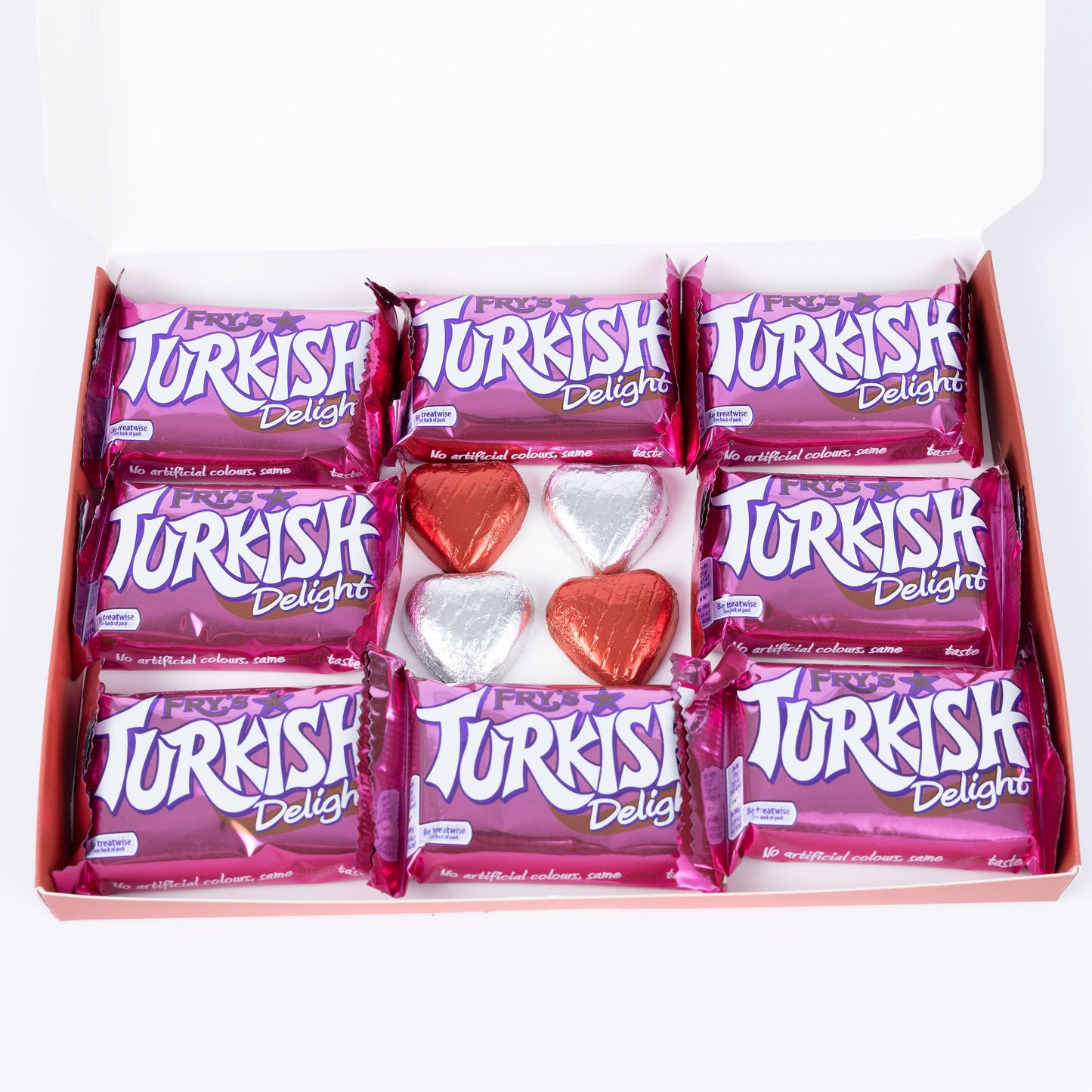 Frys Turkish Delight Chocolate Hearts Cadbury Gift Box Hamper Valentines Day Etsy