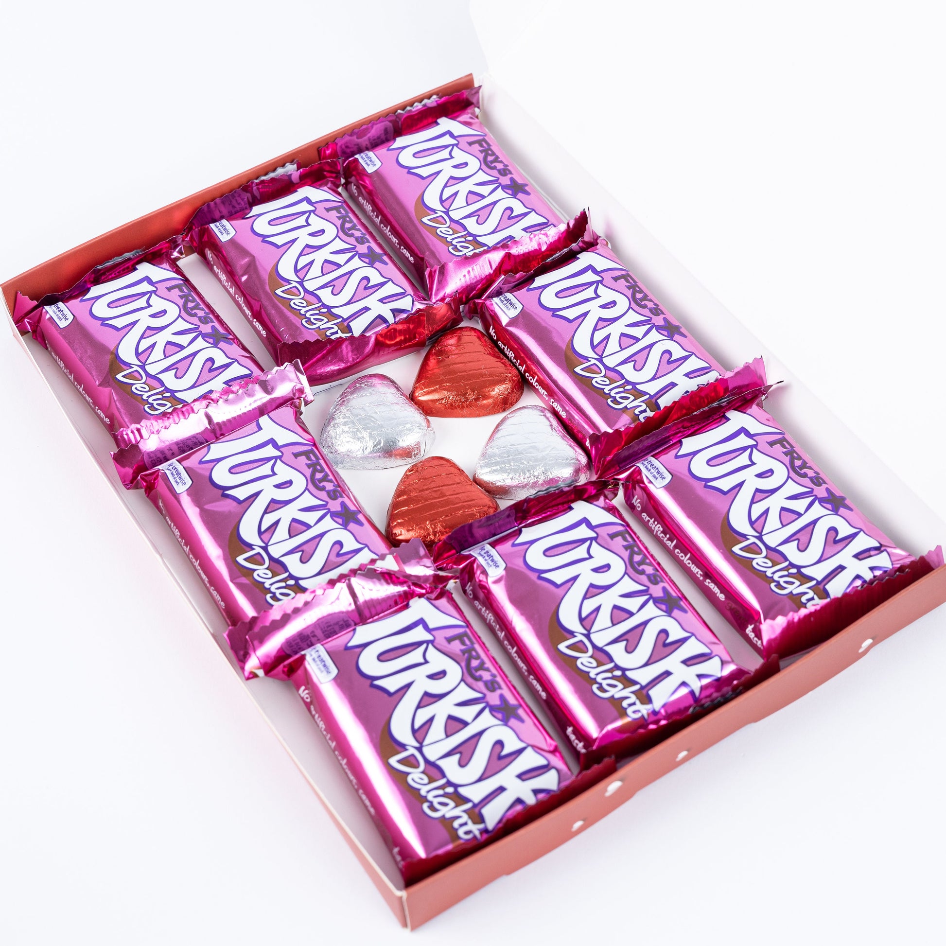 Frys Turkish Delight Chocolate Hearts Cadbury Gift Box Hamper Valentines Day Etsy
