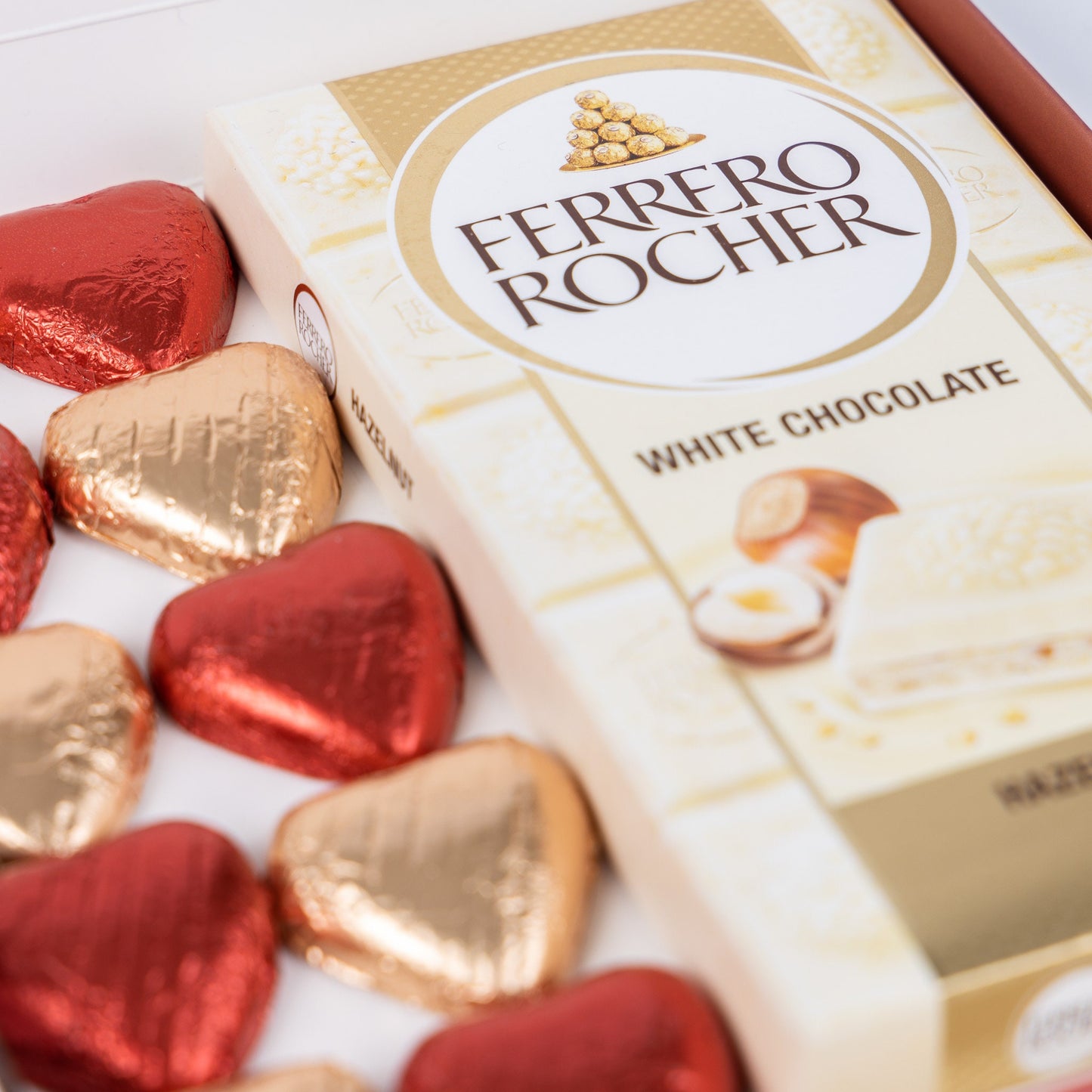 Ferrero Rocher Milk White Chocolate Bars Hearts Gift Box Hamper Valentines Day Etsy