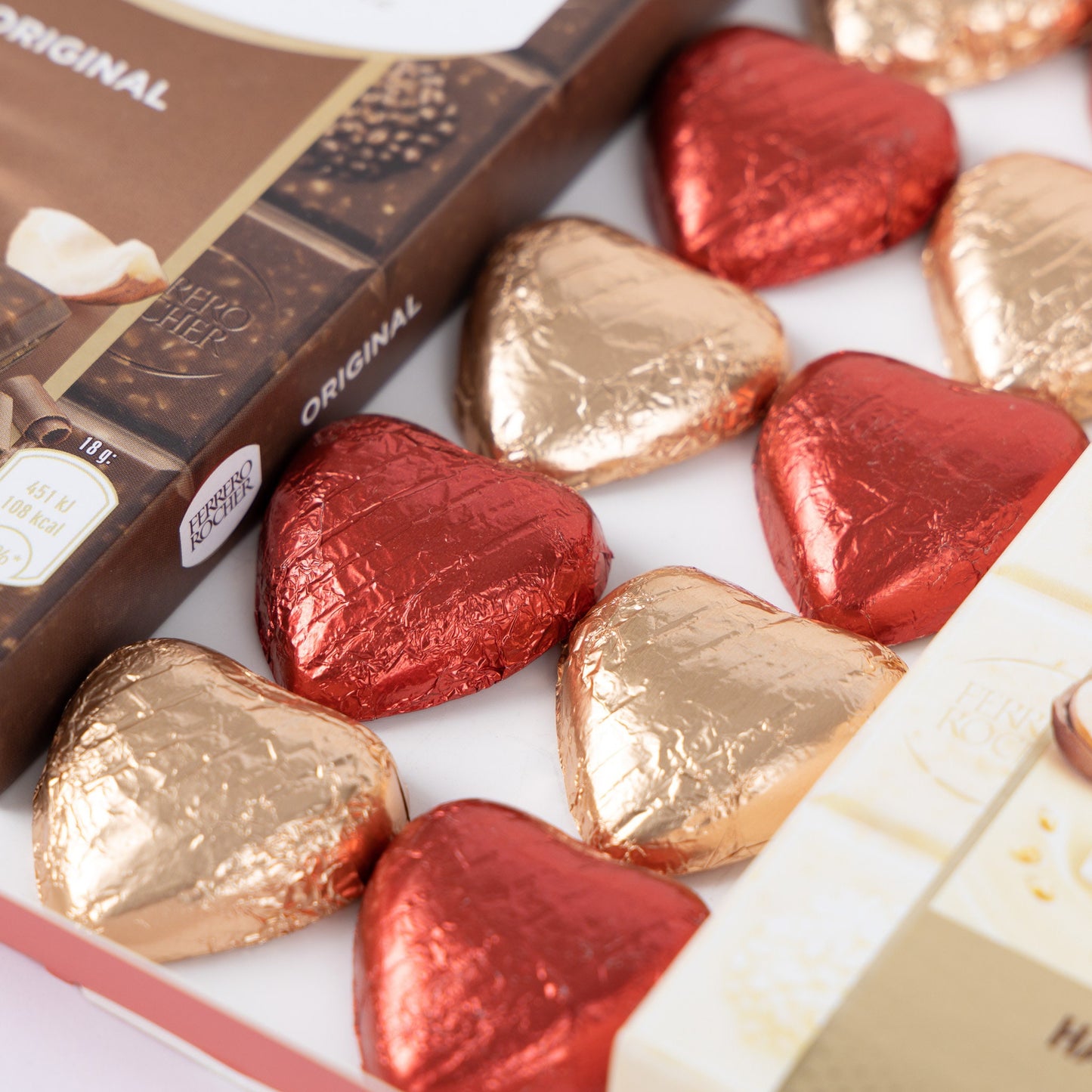 Ferrero Rocher Milk White Chocolate Bars Hearts Gift Box Hamper Valentines Day Etsy