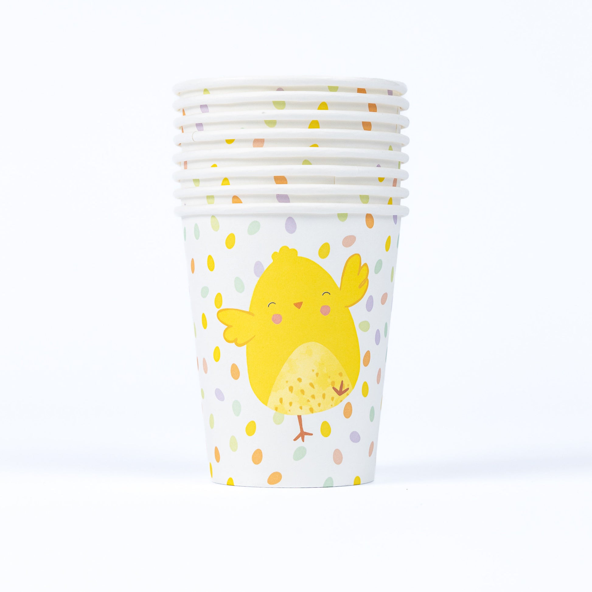 8 x Easter Chick Paper Cups 270ml Kids Party Decoration Prop Decor Tableware Etsy