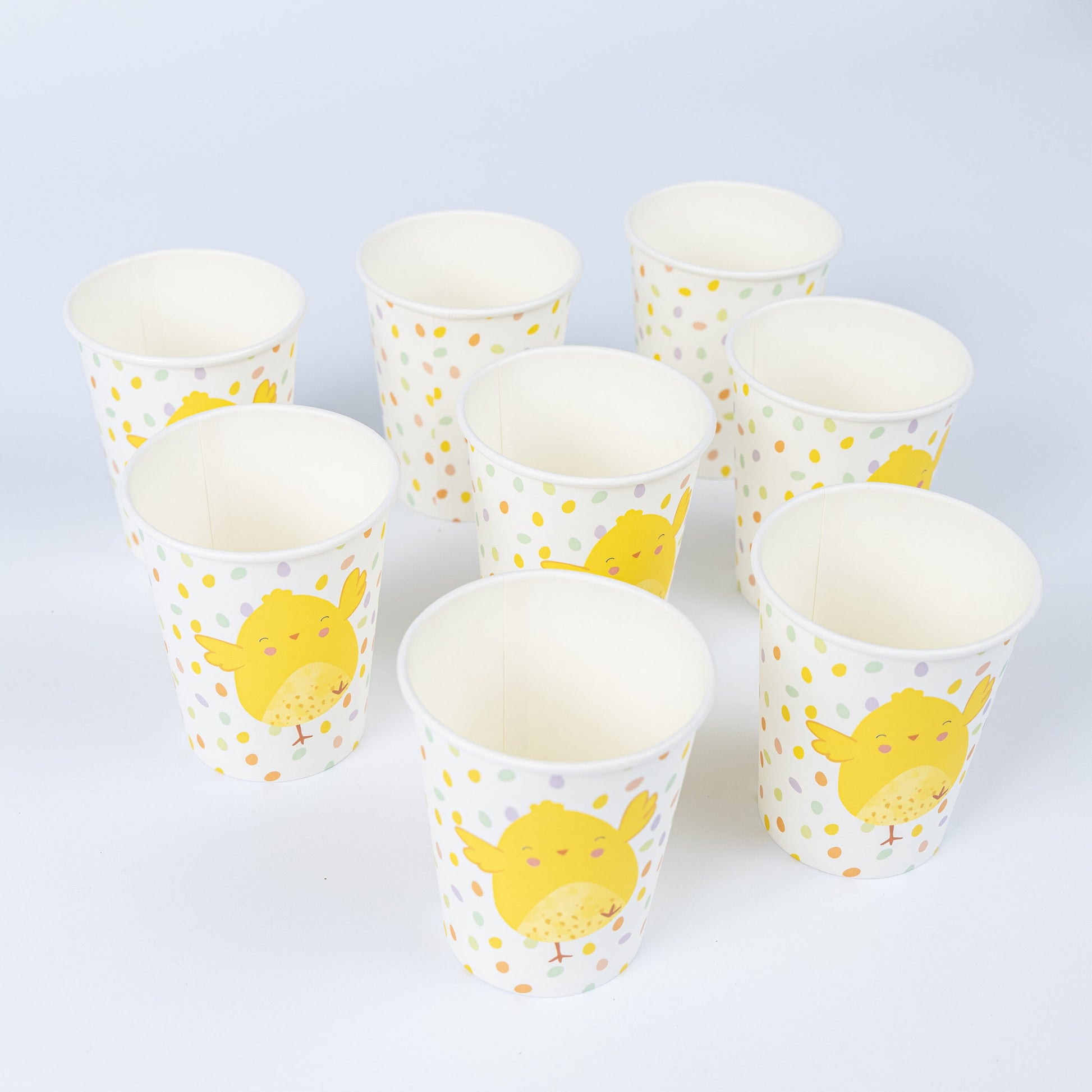 8 x Easter Chick Paper Cups 270ml Kids Party Decoration Prop Decor Tableware Etsy