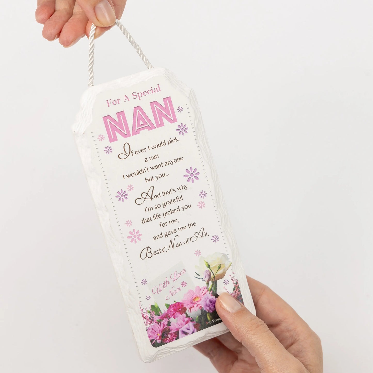 Nan Mothers Day Gift Ceramic Plaque Keepsake Milk Chocolate Hearts Mum Hamper Keechi & co.