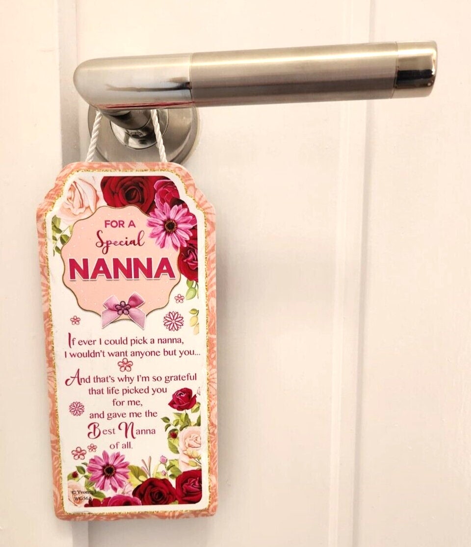 Nanna Mothers Day Gift Ceramic Plaque Keepsake Milk Chocolate Hearts Hamper Mum Keechi & co.
