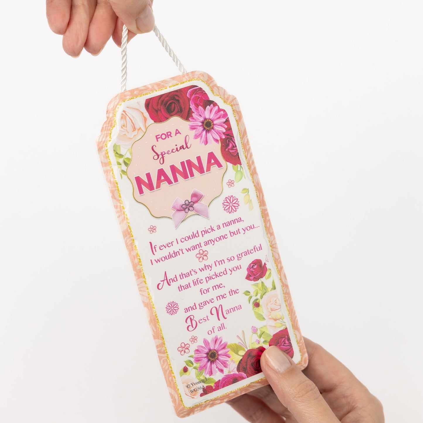 Nanna Mothers Day Gift Ceramic Plaque Keepsake Milk Chocolate Hearts Hamper Mum Keechi & co.