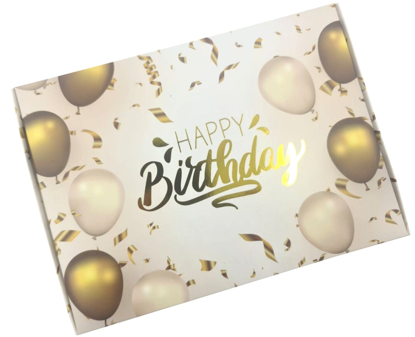 Happy Birthday Lindt Lindor Milk Chocolate Bars & Hearts Gift Box Treat Hamper