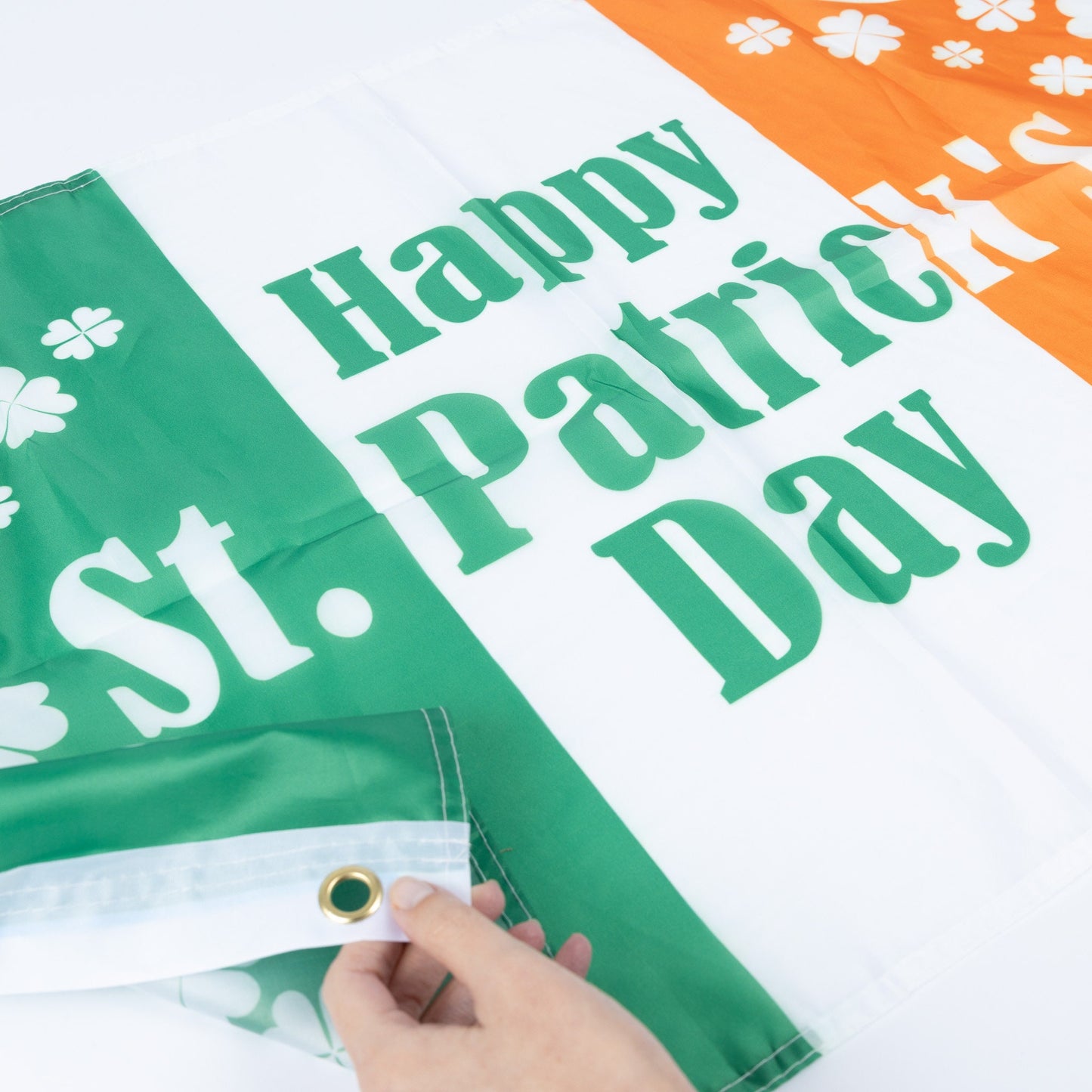 Irish Flag Ireland Republic Dublin St Patrick Day Football Rugby Pole Fan 3x2ft