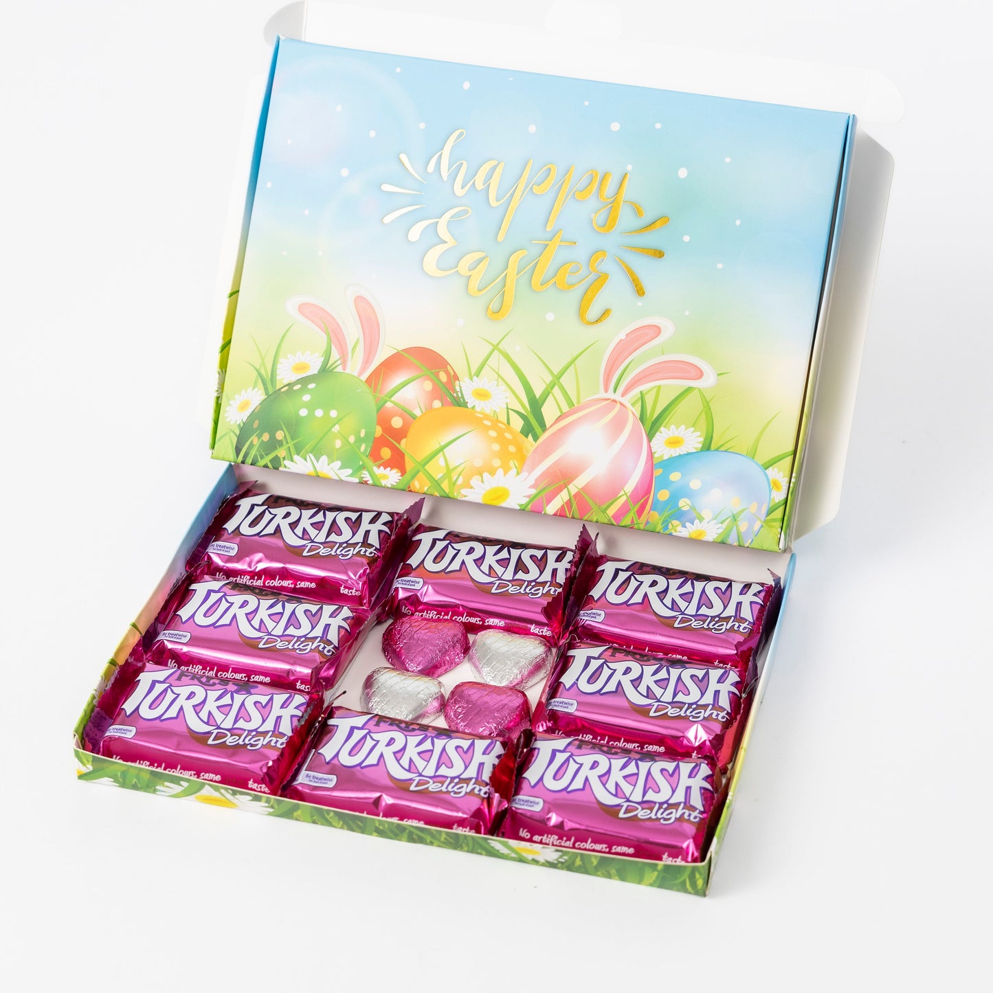 Frys Turkish Delight Chocolate Hearts Cadbury Gift Box Hamper Happy Easter Etsy