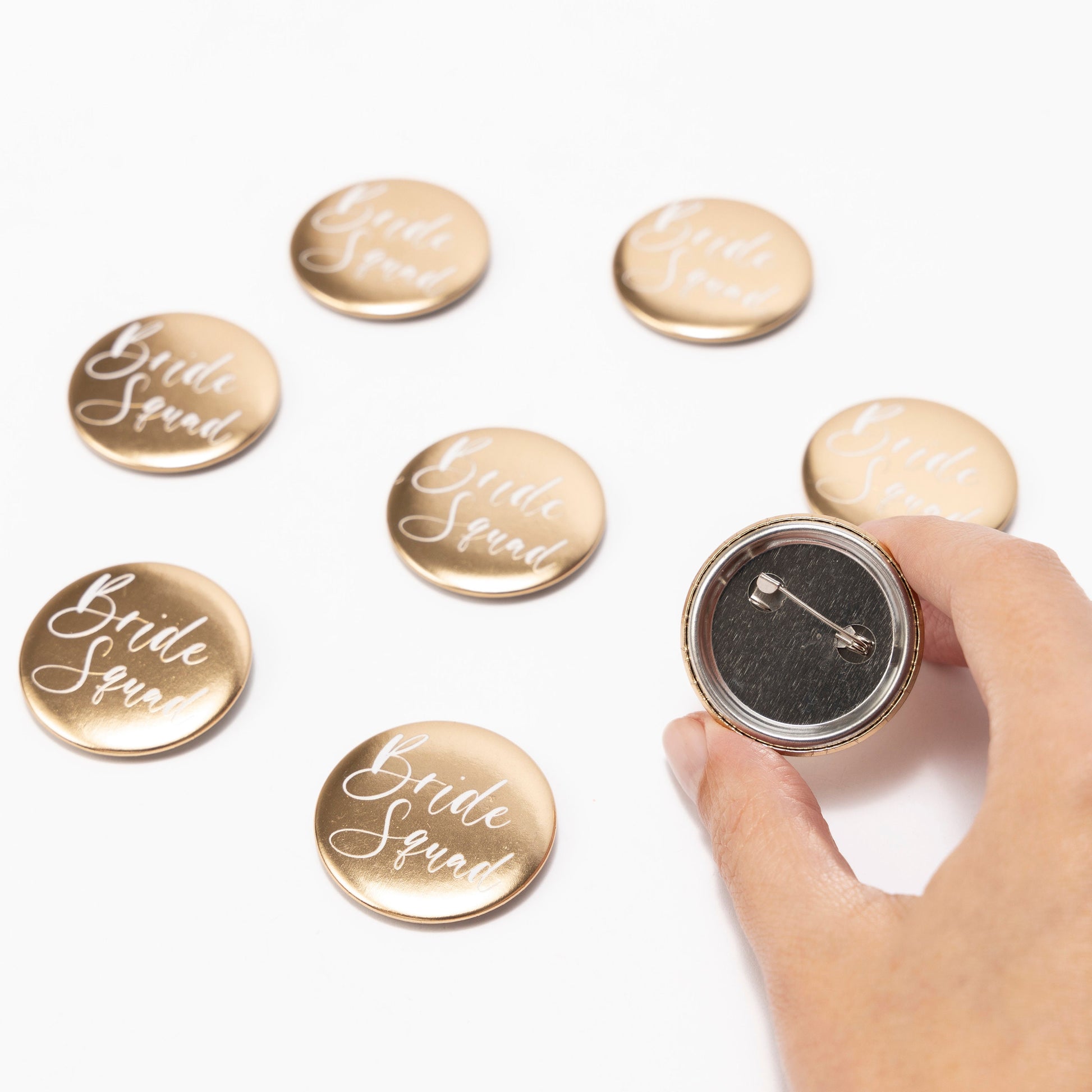 Bride Squad Gold Badges: Hen Party Accessories, Pack of 8 Etsy