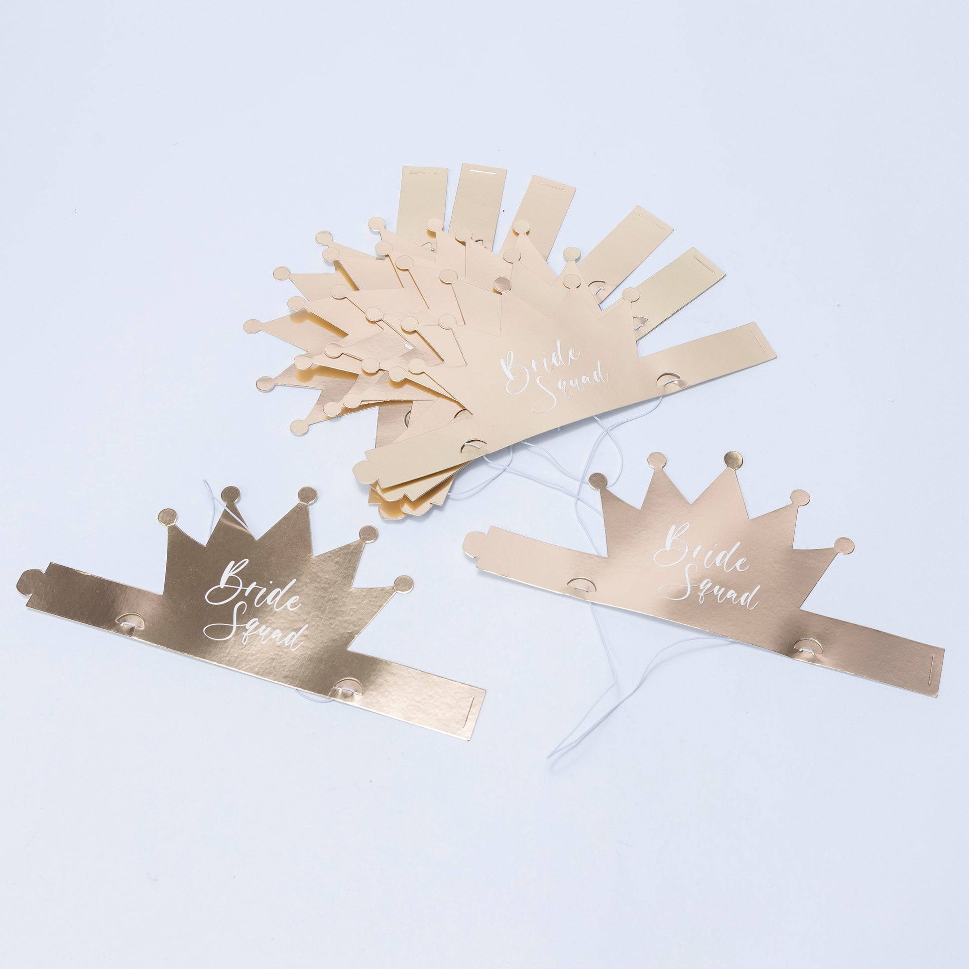 Bride Squad Gold Foil Paper Crowns: Bridal Shower Party Favors (Pack of 8) Etsy
