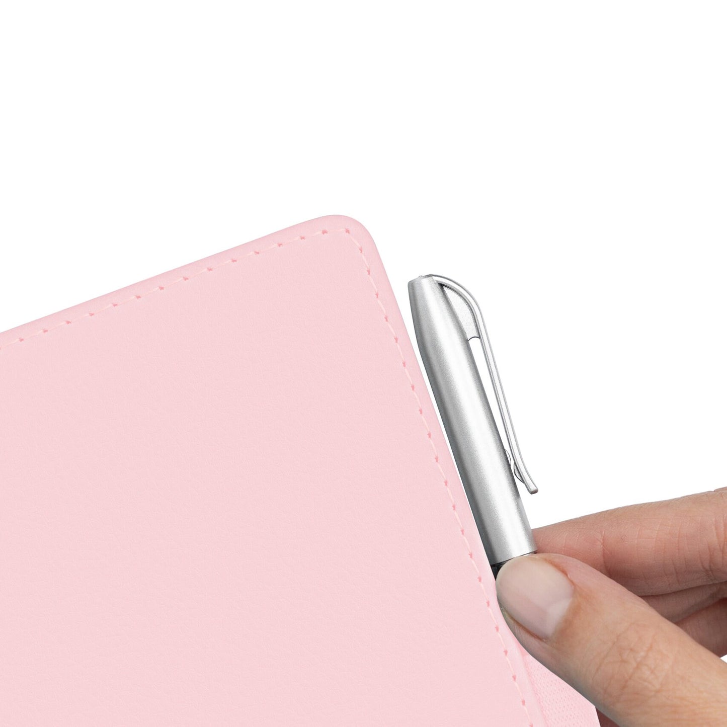 Password Username Book A-Z Index Hard Back A5 Contact Book pink With Pen