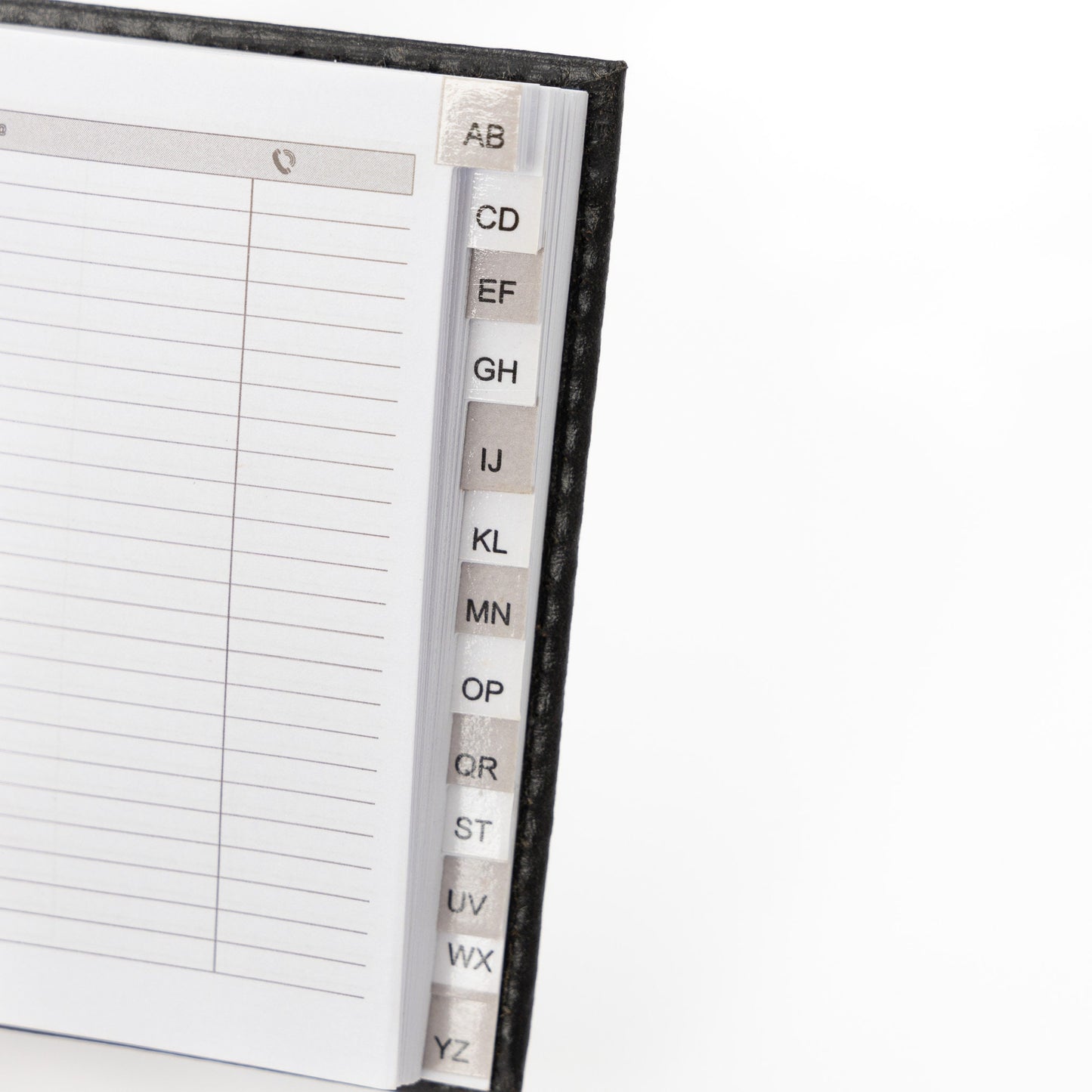 Index Address Book Leather Look Cover Executive Padded Small Sizes Notebook A-Z Etsy