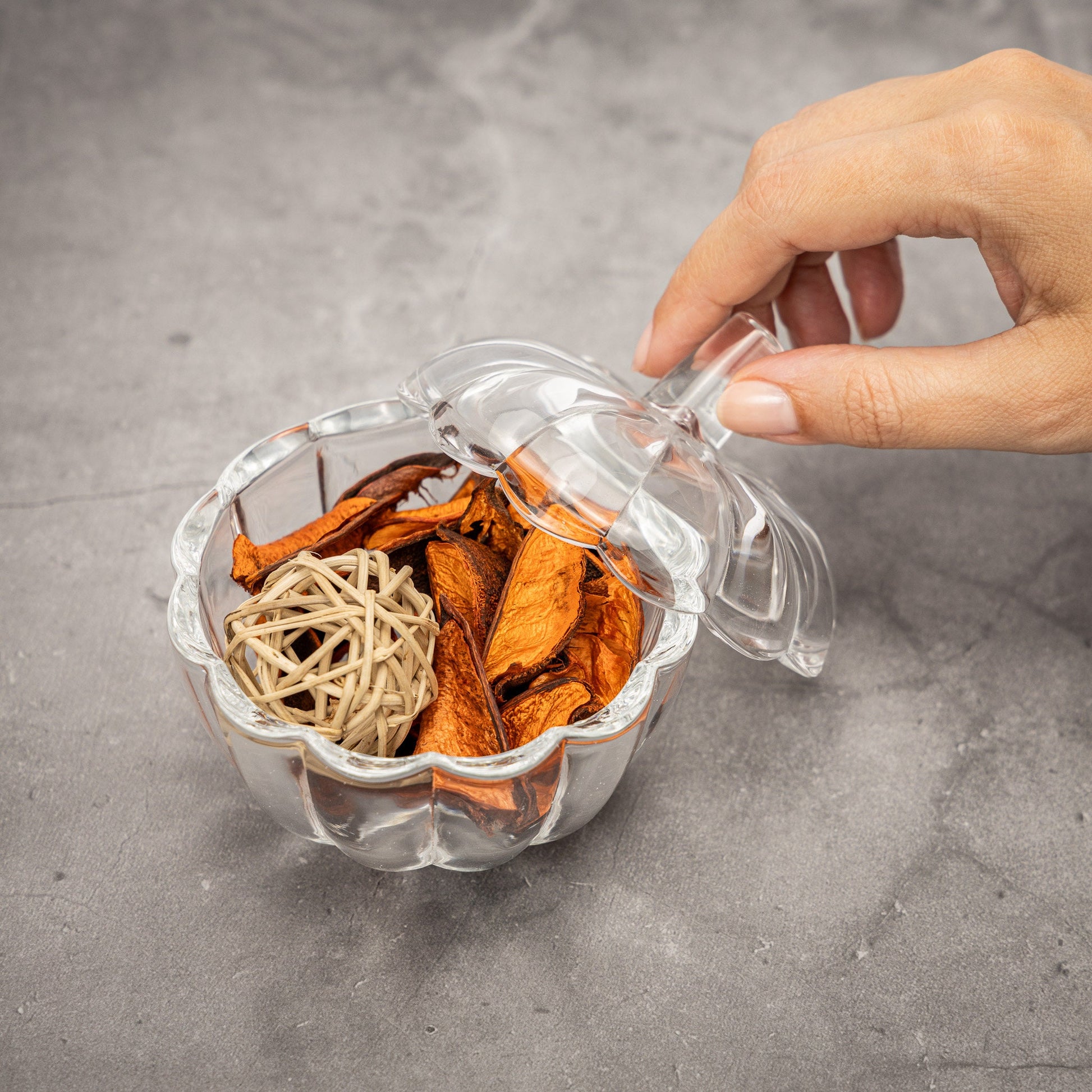 Pumpkin Decoration Glass Sweet Jar Lights Centrepiece small large Etsy