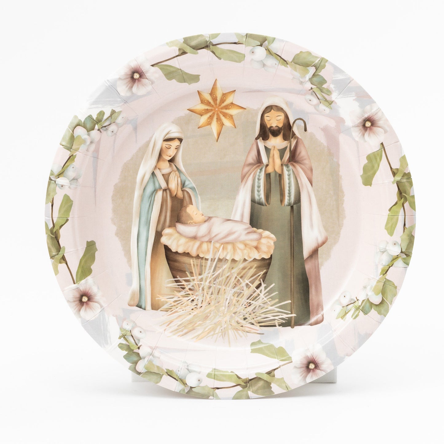 Christmas Religious Nativity Scene Partyware set Plates Cups Napkins Party Items