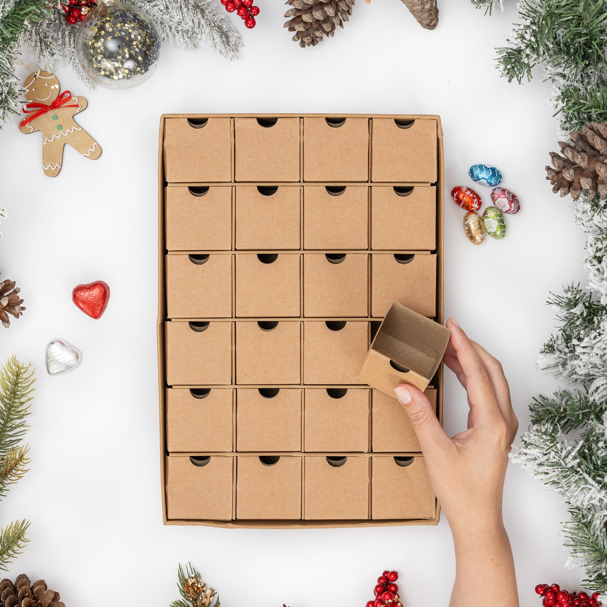 DIY Christmas Advent Calendar: 24 Fillable Drawers, Reusable Etsy