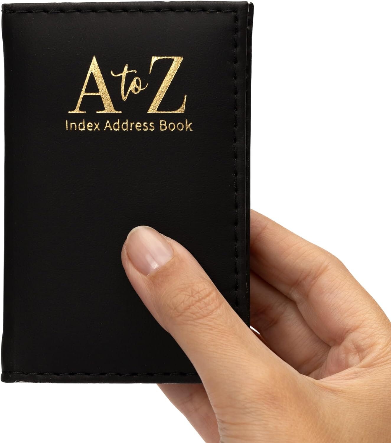 Index Address Book Leather Look Cover Executive Padded Notebook A-Z Pocket Etsy