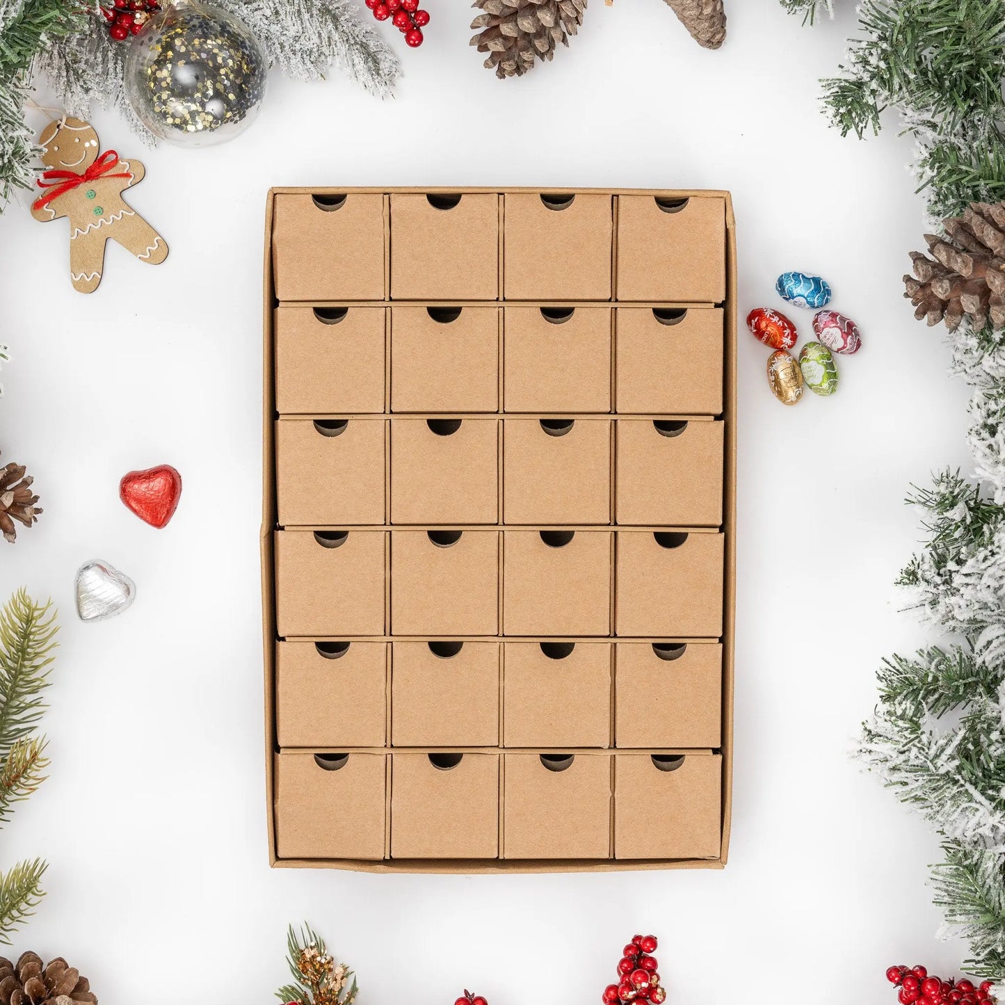 Fill Create & Decorate Advent Calendar 24 Days 1-24 Draws Christmas Countdown Keechi & co.