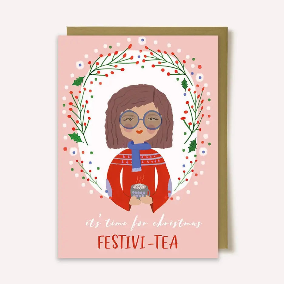 Christmas festive season Cards Designs & Envelopes Silent Night Dinasour Merry Christmas Santa Greeting card made in uk Keechi & co.