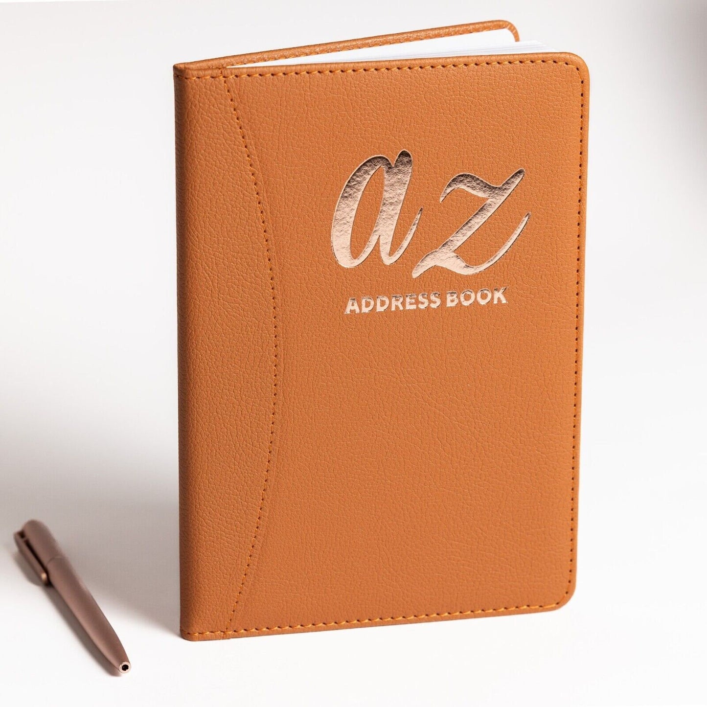 Address & Birthday Telephone Email Book A-Z Index Tabs Hard Back Contact and Pen Etsy