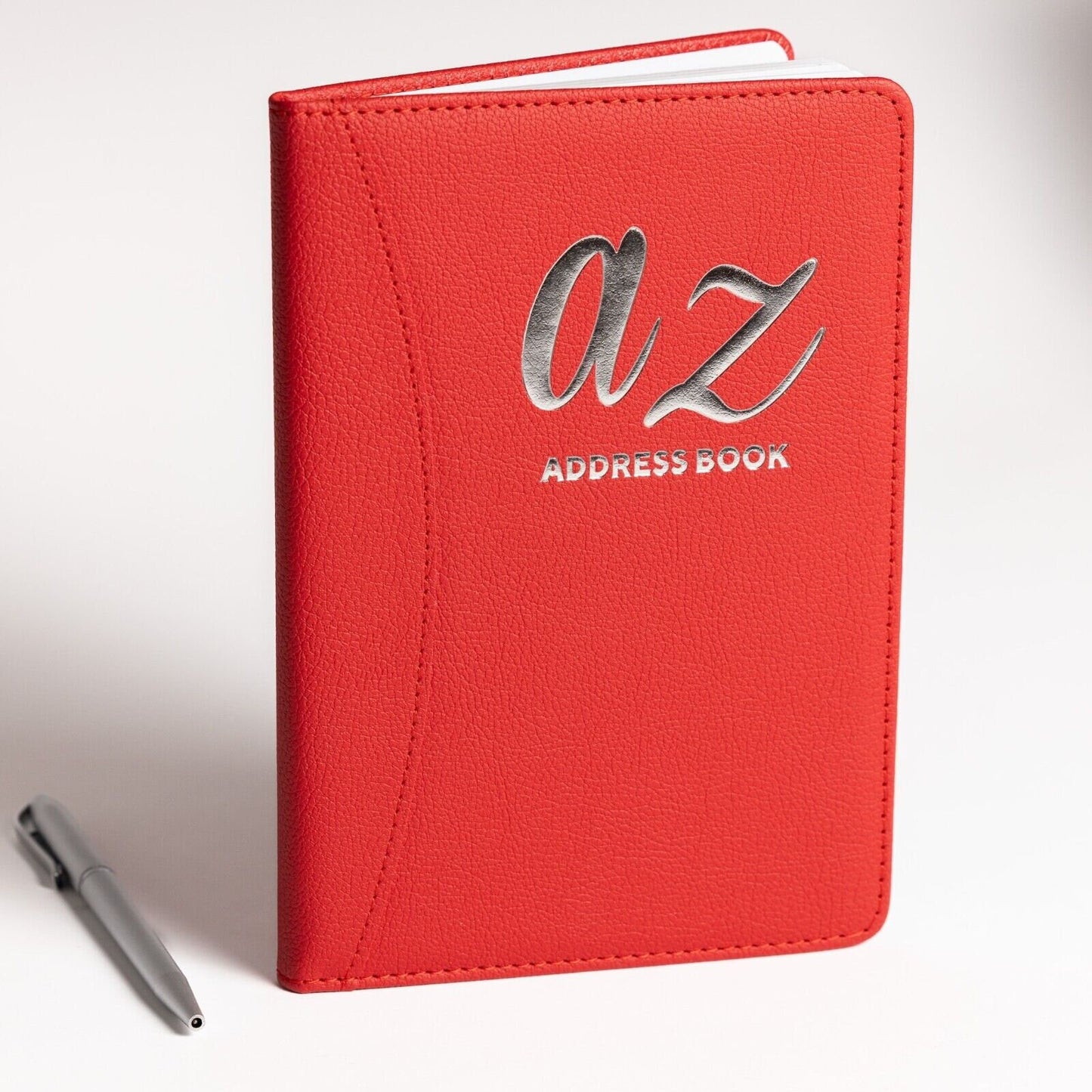 Address & Birthday Telephone Email Book A-Z Index Tabs Hard Back Contact and Pen Etsy