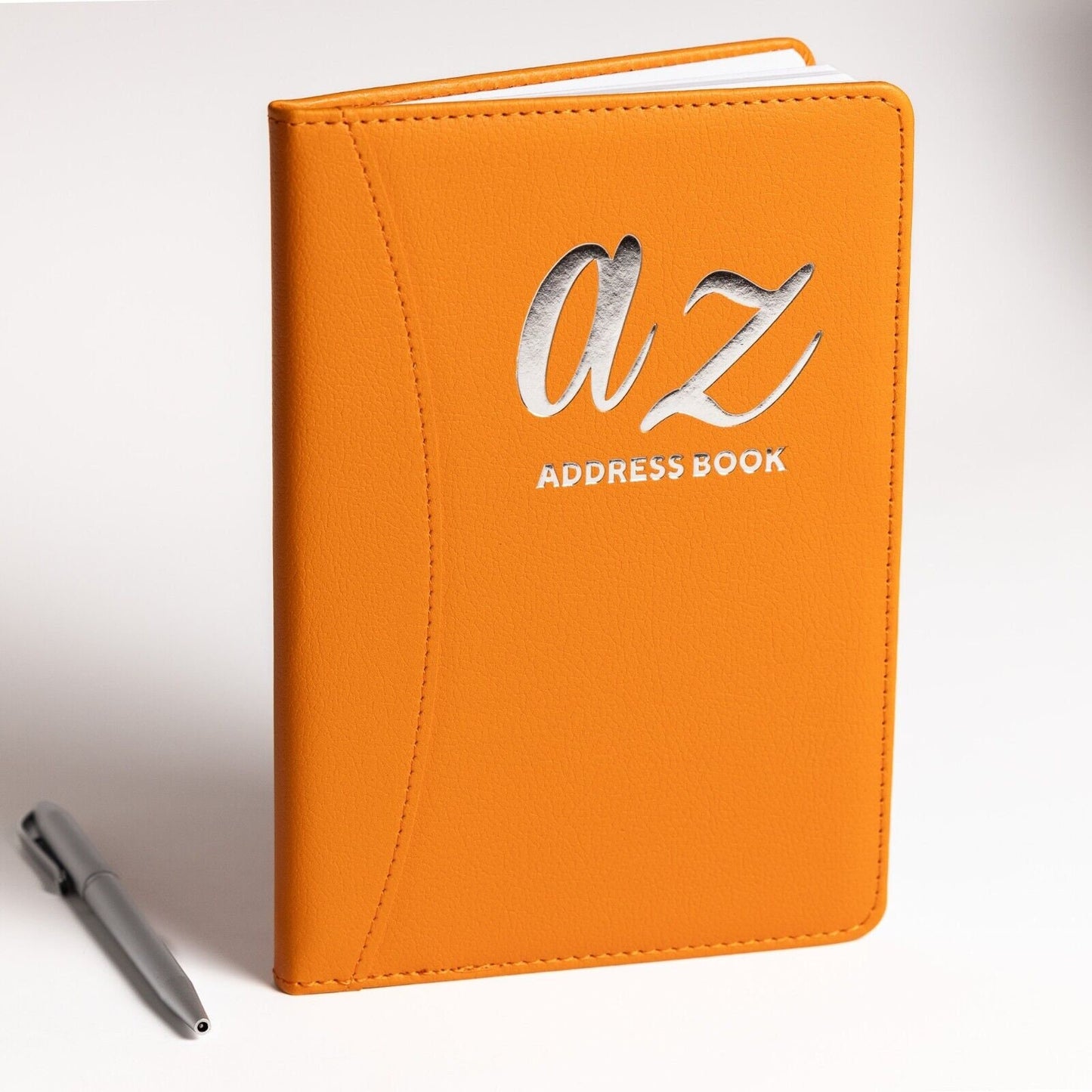 Address & Birthday Telephone Email Book A-Z Index Tabs Hard Back Contact and Pen Etsy