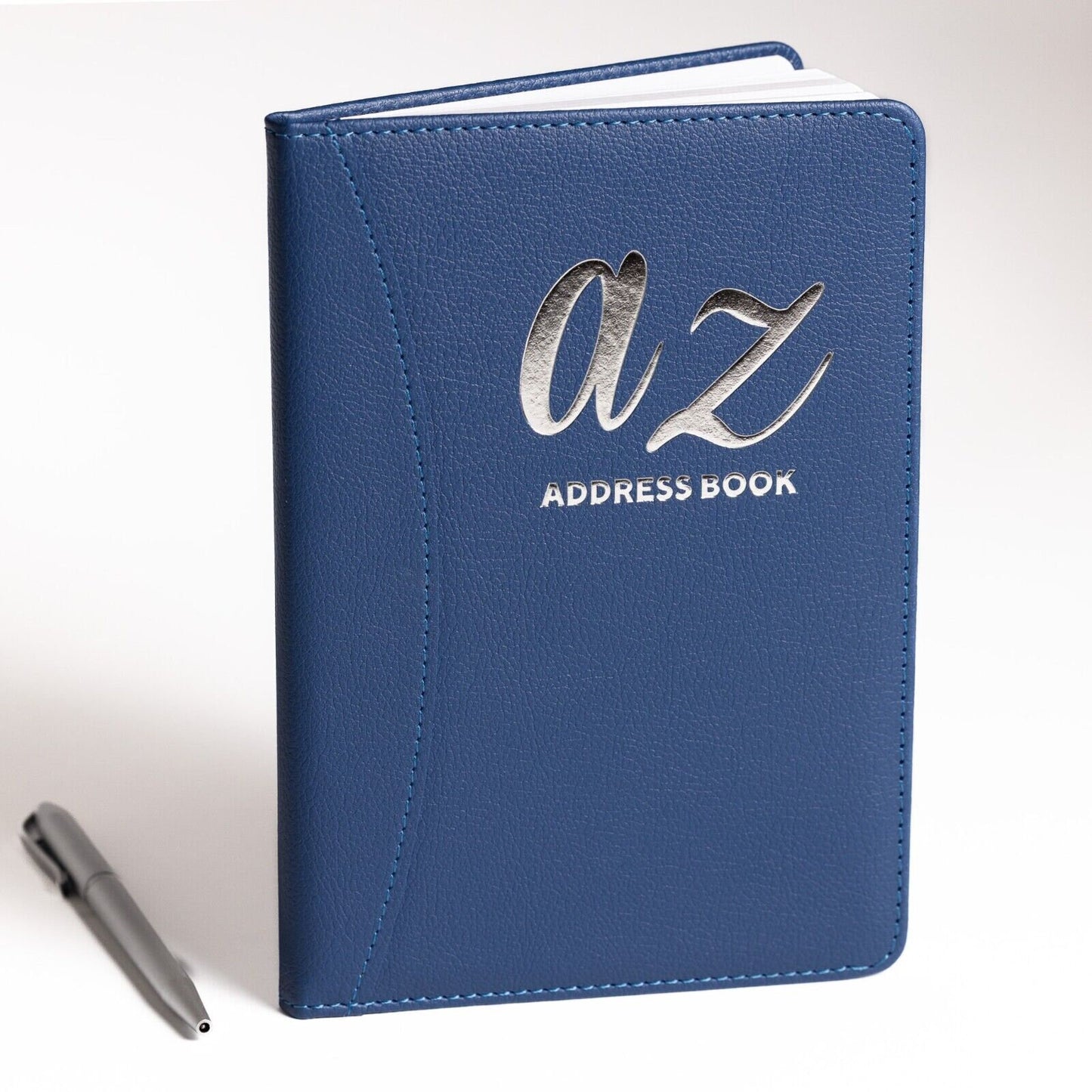 Address & Birthday Telephone Email Book A-Z Index Tabs Hard Back Contact and Pen Etsy