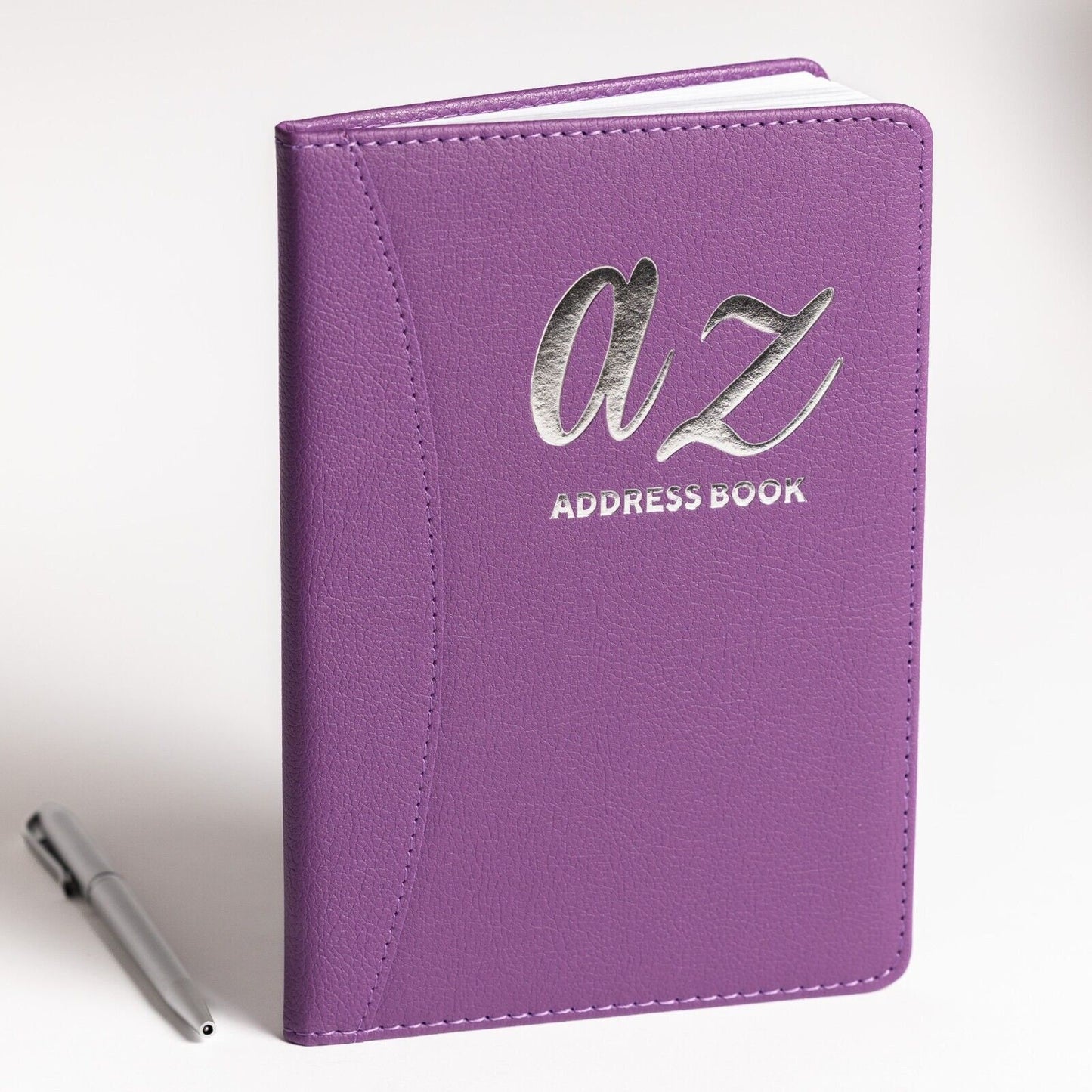 Address & Birthday Telephone Email Book A-Z Index Tabs Hard Back Contact and Pen Etsy