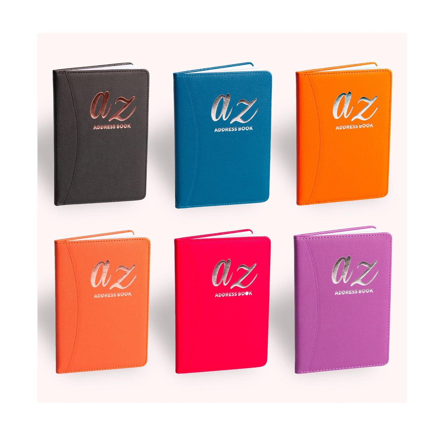 Address & Birthday Telephone Email Book A-Z Index Tabs Hard Back Contact and Pen Etsy