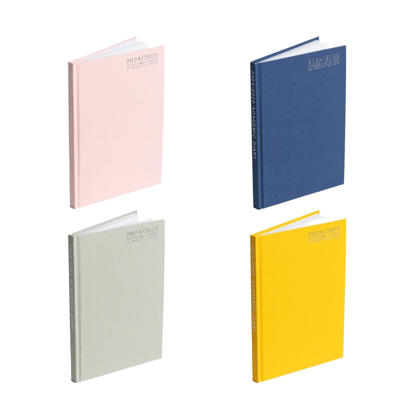 Academic A5 2024 2025 Mid Year 18 Months Diary Week To View Planner Student Keechi & co.