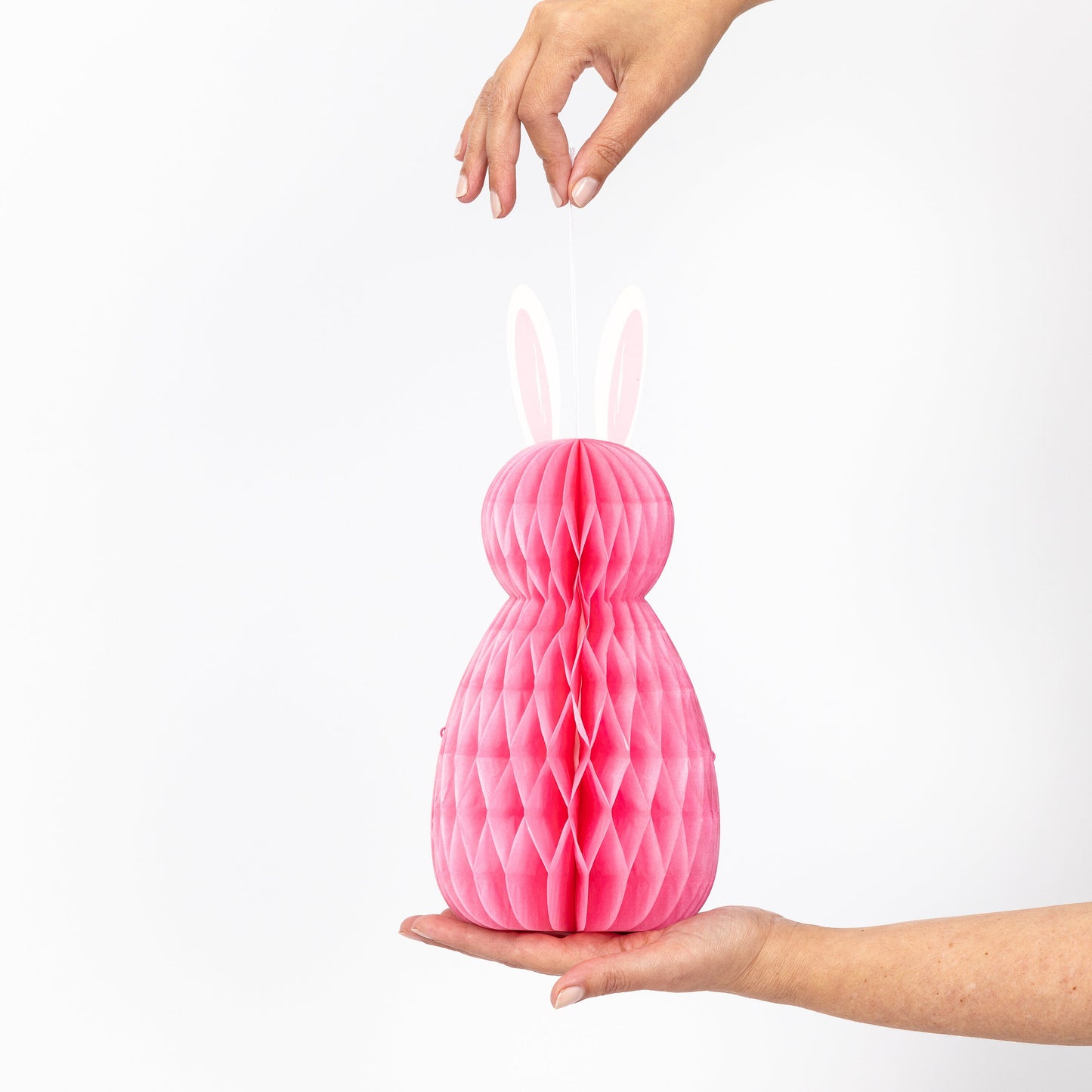 3 X 30cm Honeycomb Paper Bunnies Rabbit Easter Egg Hanging Decorations Party Keechi & co.