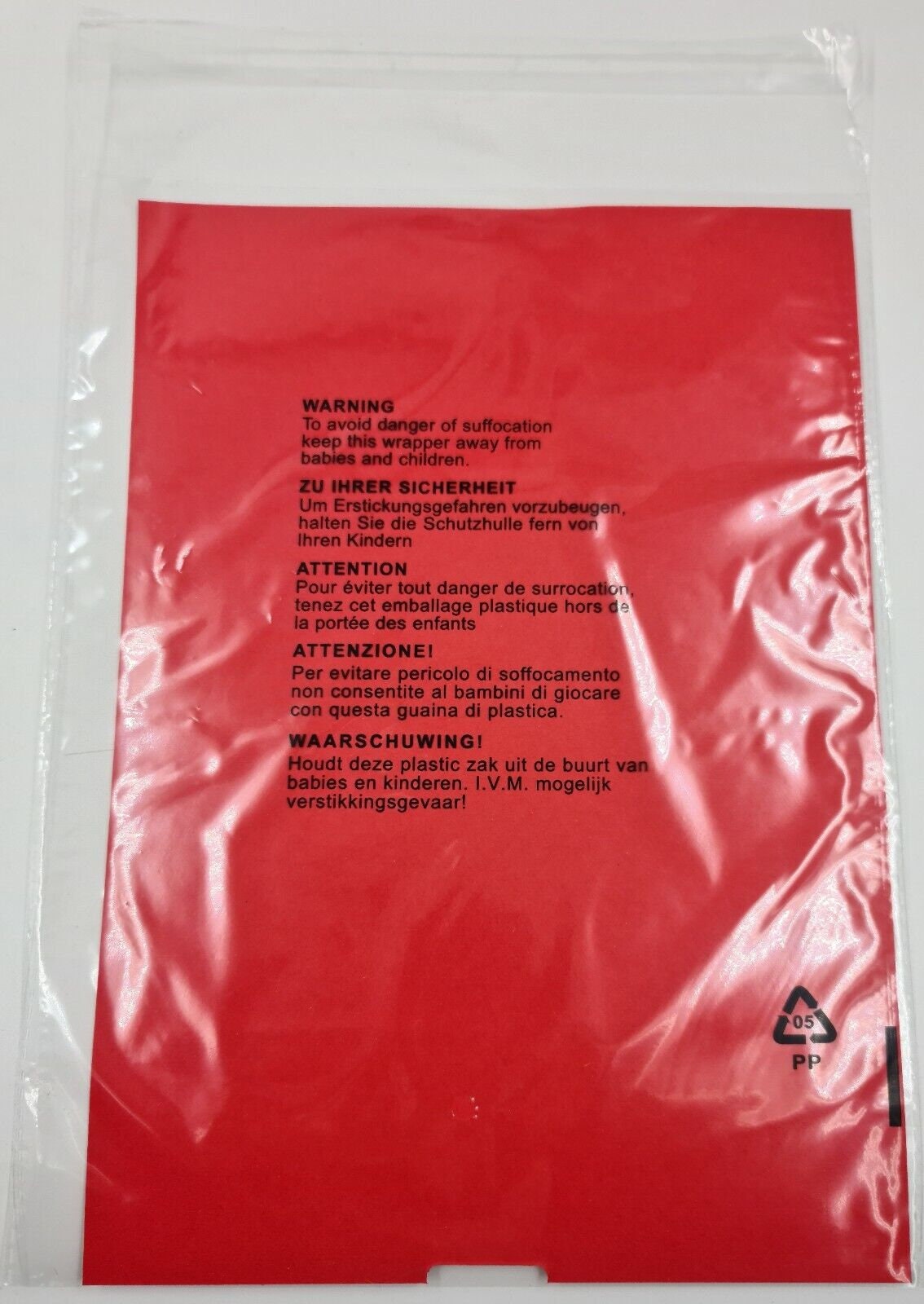 Clear Cellophane Bags with Self Seal: A4, A5 Sizes