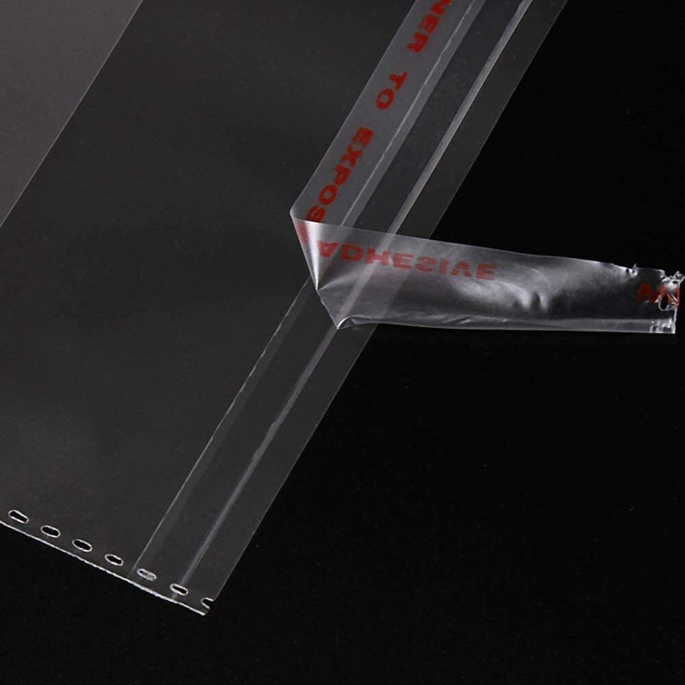 Clear Cellophane Bags with Self Seal: A4, A5 Sizes
