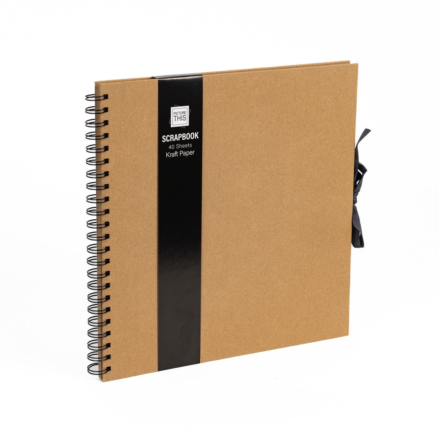 Kraft Scrapbook: Square Spiral-Bound Photo Album (12" x 12")