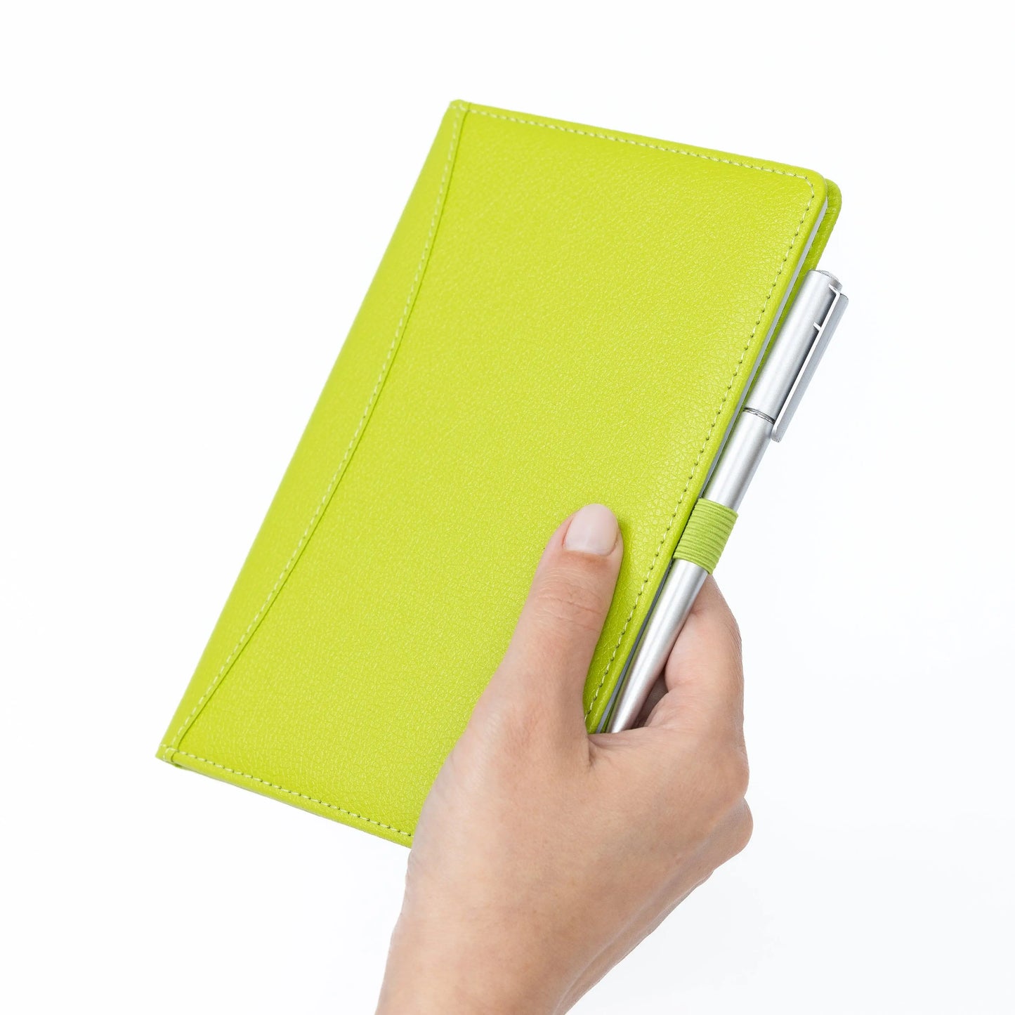 Password Username Book A to Z Index Hard Back A5 Contact Book lime bottle green grey brown With Pen Lime green Keechi & co.