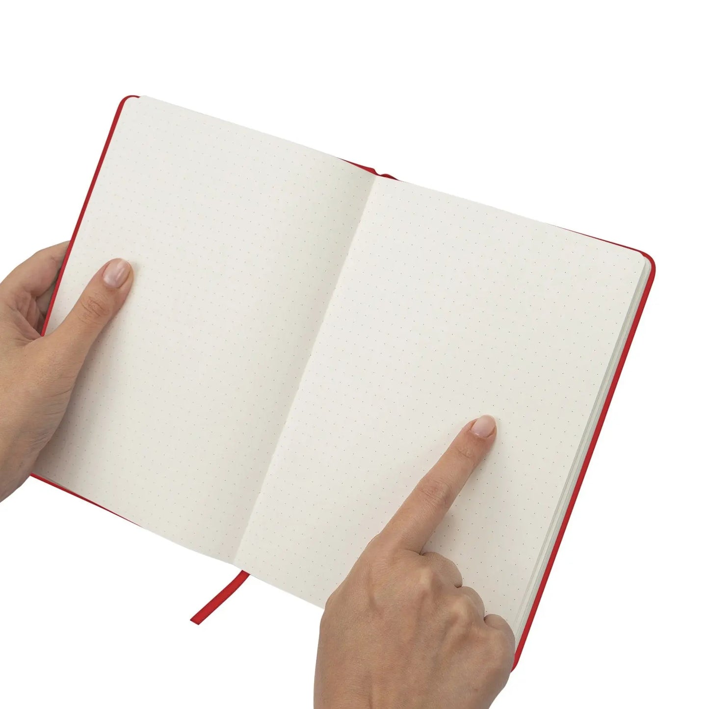A5 Hardback Dotted Notebook Notepad Notes Diary Bullet Journal Premium Book red Keechi & co.