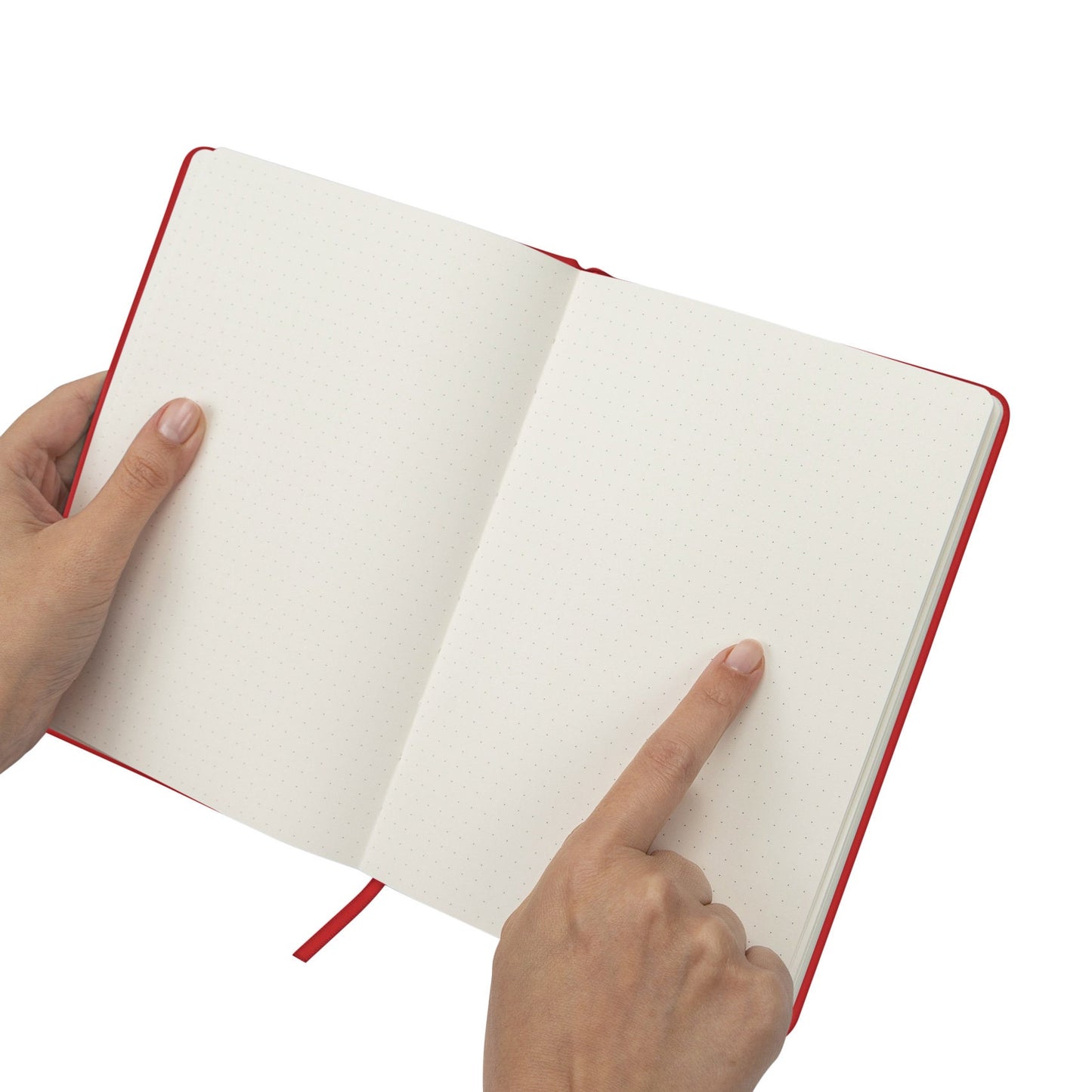 A5 Hardback Dotted Notebook Notepad Notes Diary Bullet Journal Premium Book red Etsy