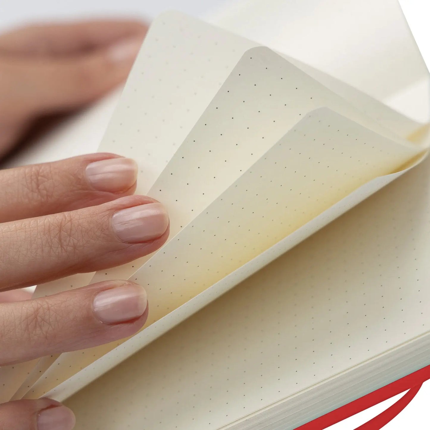 A5 Hardback Dotted Notebook Notepad Notes Diary Bullet Journal Premium Book red Keechi & co.