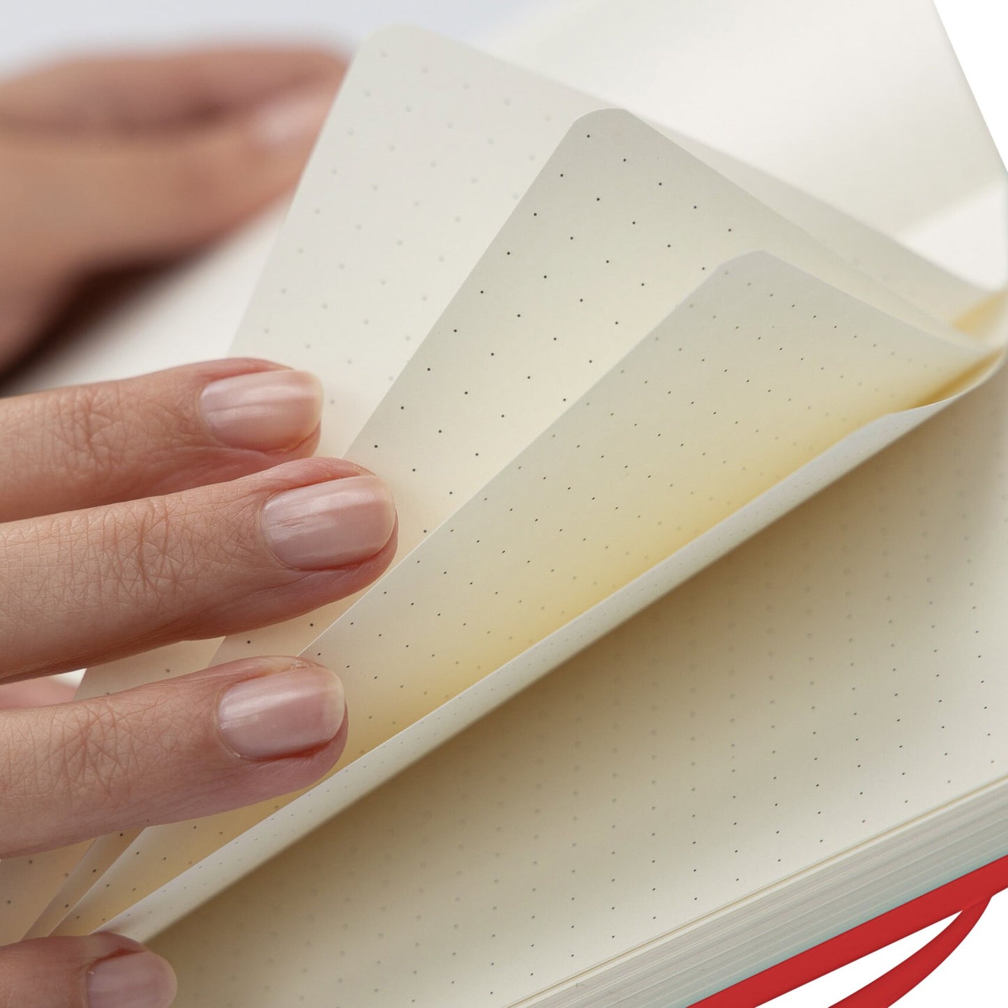 A5 Hardback Dotted Notebook Notepad Notes Diary Bullet Journal Premium Book red Etsy