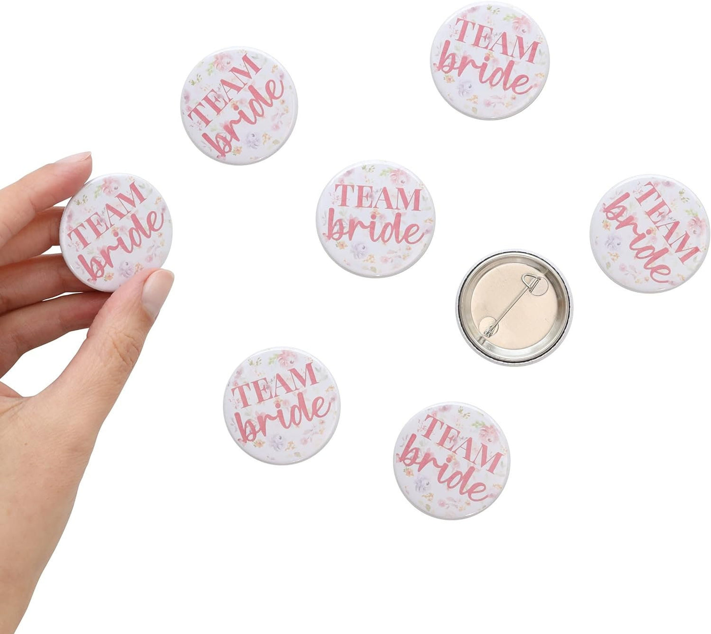 8 Team Bride Squad Tribe Hen Party Badges Pink Night Do Accessories Bag Fillers Etsy