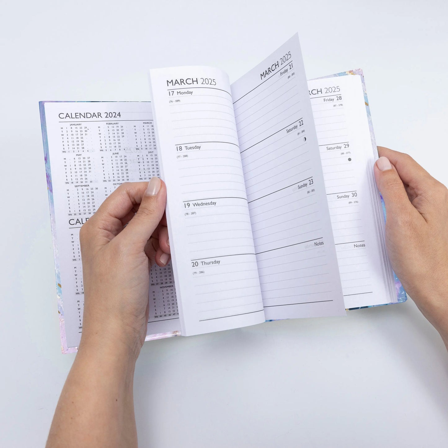 2025 Diary A5 Week to View 2025 Diaries Full Year Organiser Calendar Planner Keechi & co.