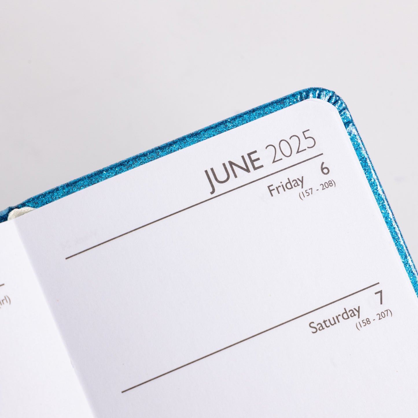 2025 Diary Slim Glitter Week to View Diaries Full Year Journal Calendar Planner Keechi & co.