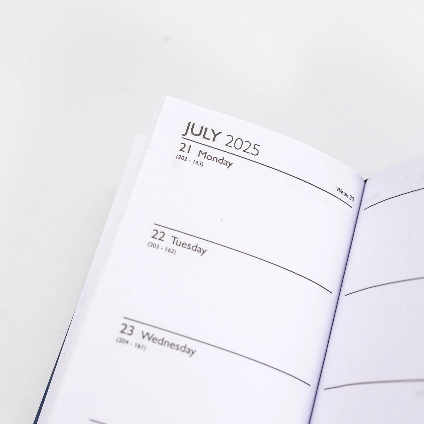 2025 Diary Slim Glitter Week to View Diaries Full Year Journal Calendar Planner Keechi & co.