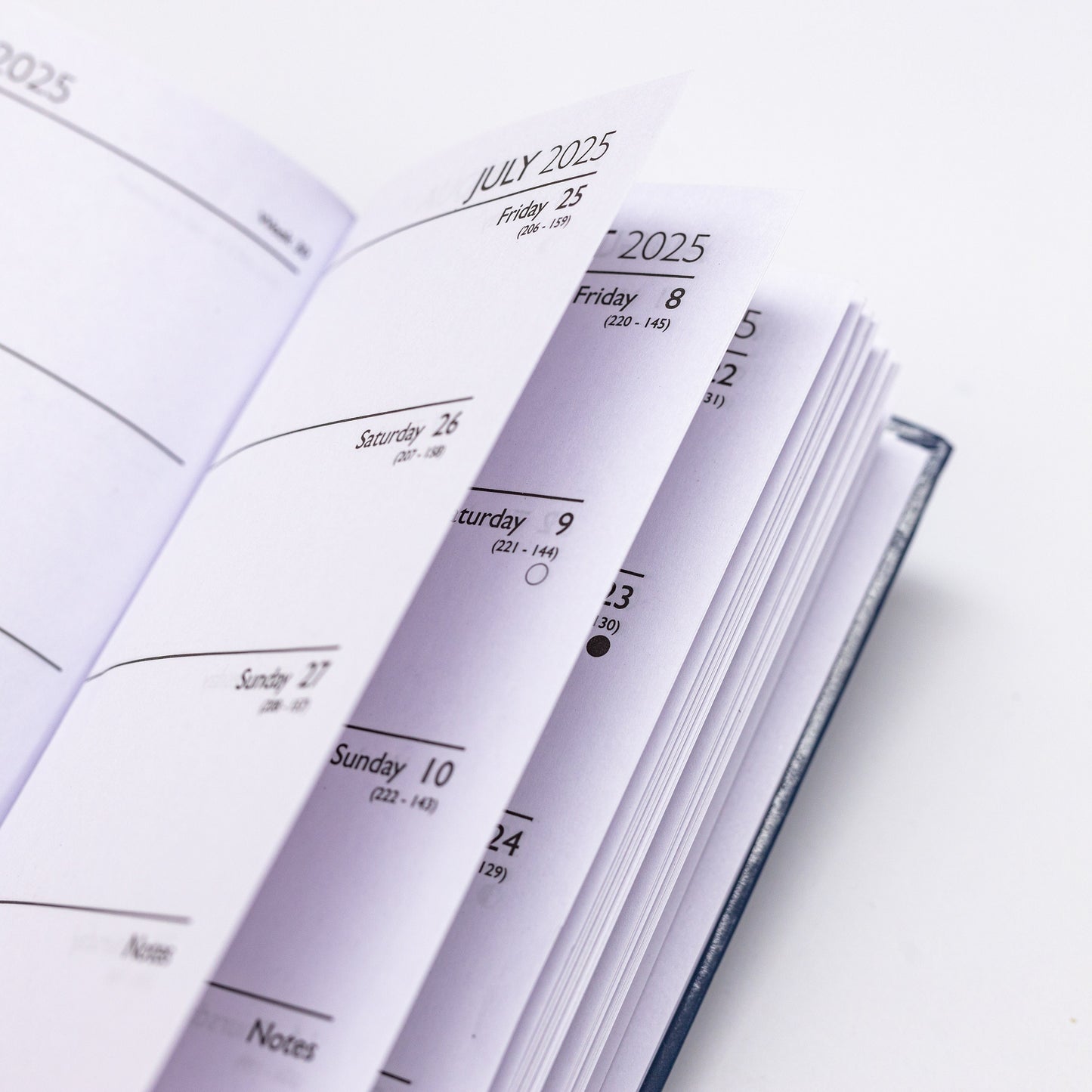 2025 Diary Slim Size Week to View Diaries Full Year Journal Calendar Planner