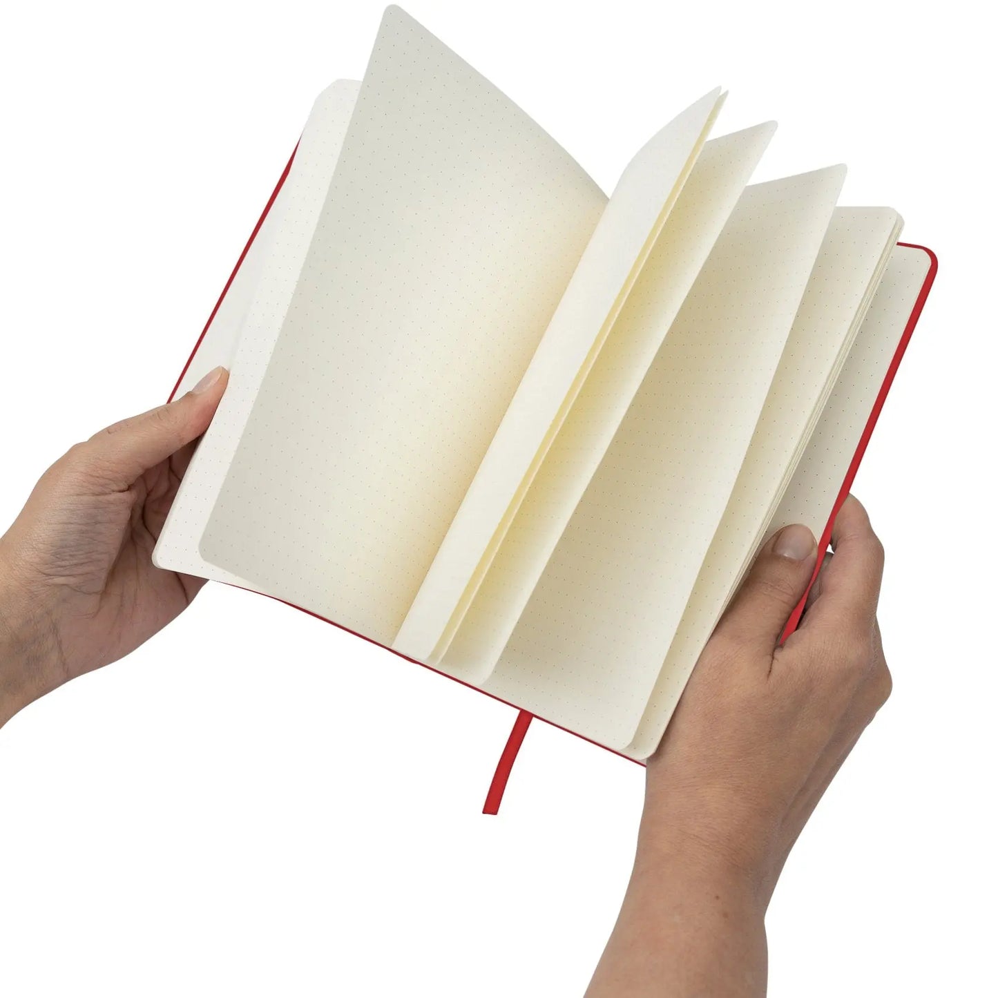 A5 Hardback Dotted Notebook Notepad Notes Diary Bullet Journal Premium Book red Keechi & co.