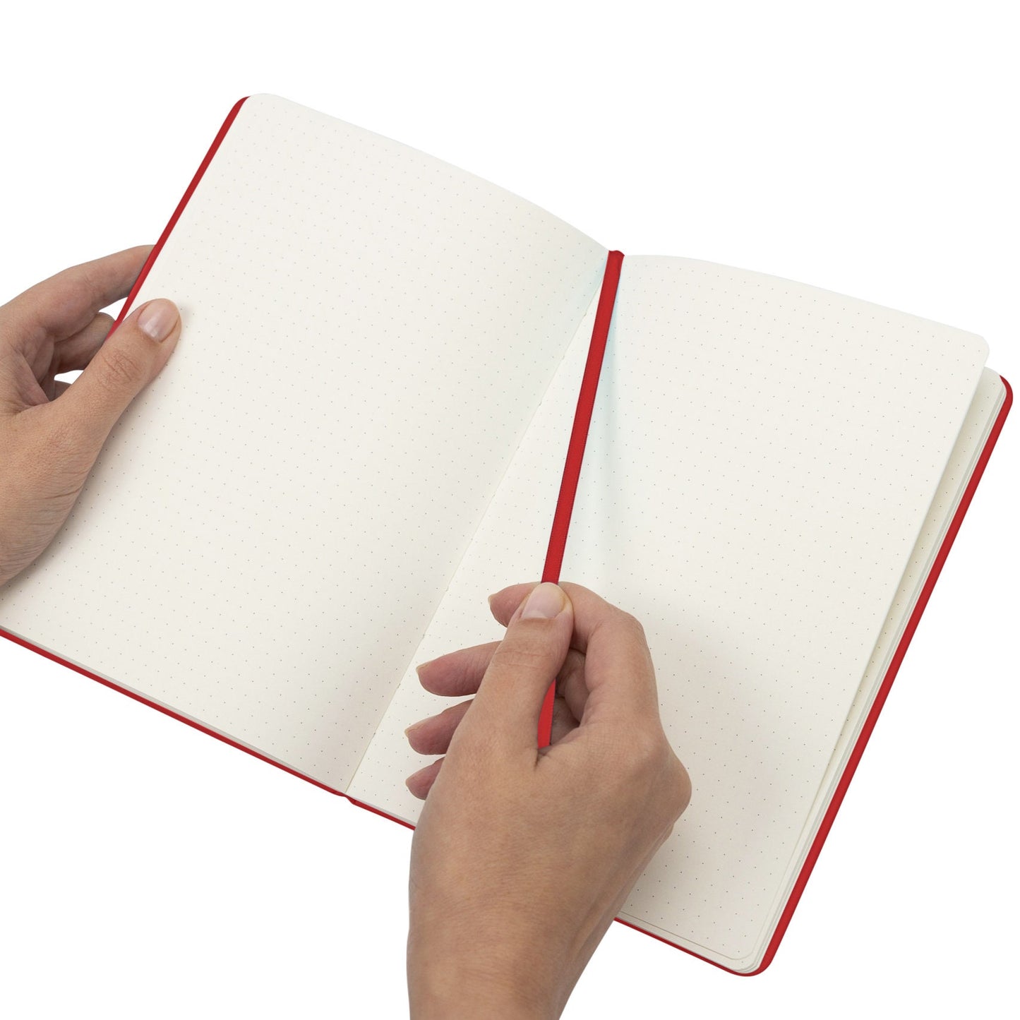 A5 Hardback Dotted Notebook Notepad Notes Diary Bullet Journal Premium Book red Etsy