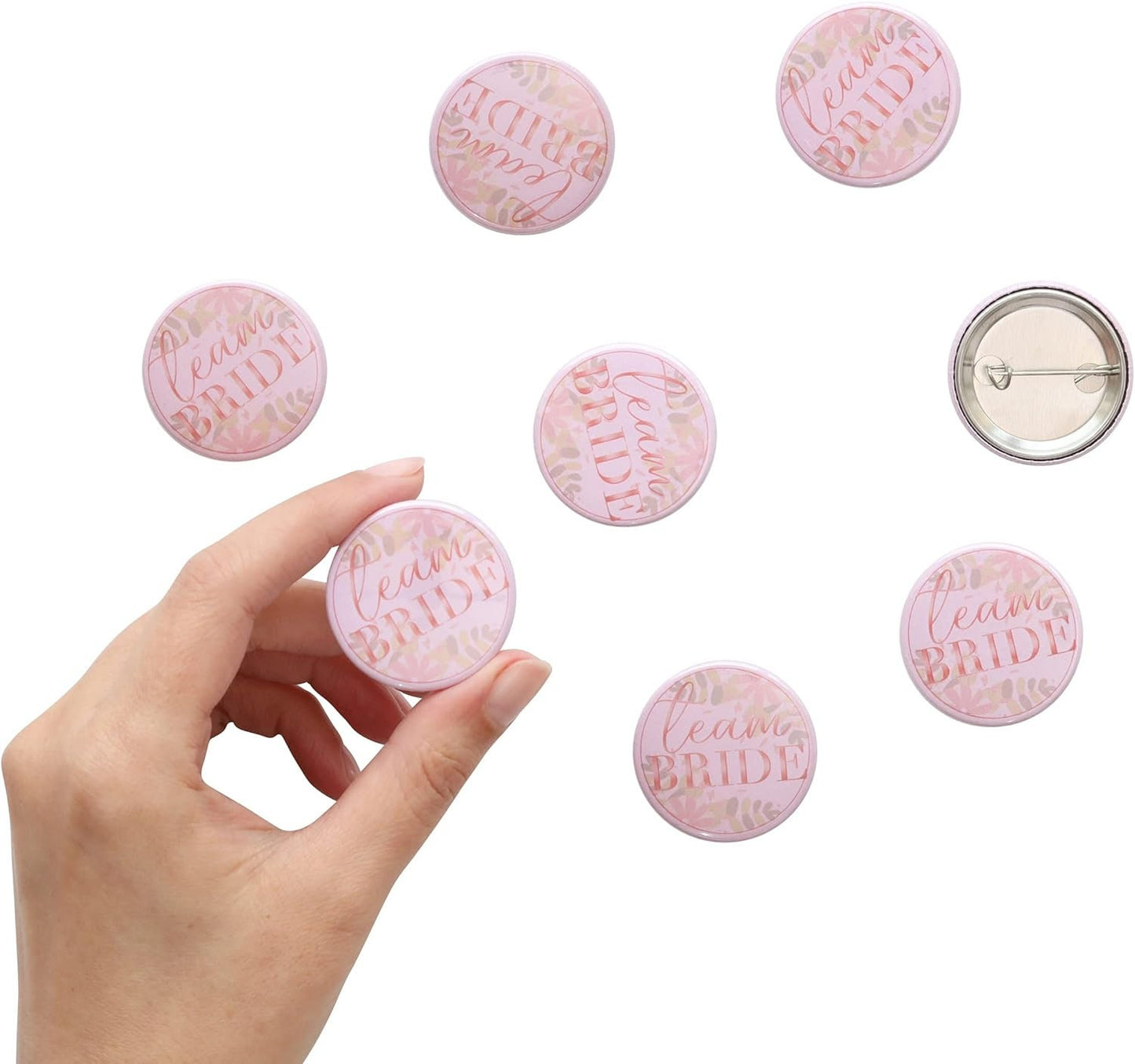 8 Team Bride Squad Tribe Hen Party Badges Pink Night Do Accessories Bag Fillers Etsy