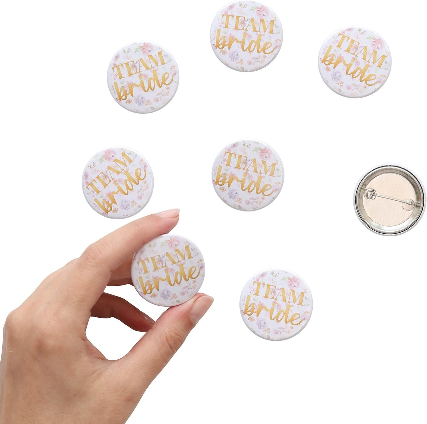 8 Team Bride Squad Tribe Hen Party Badges Pink Night Do Accessories Bag Fillers Etsy