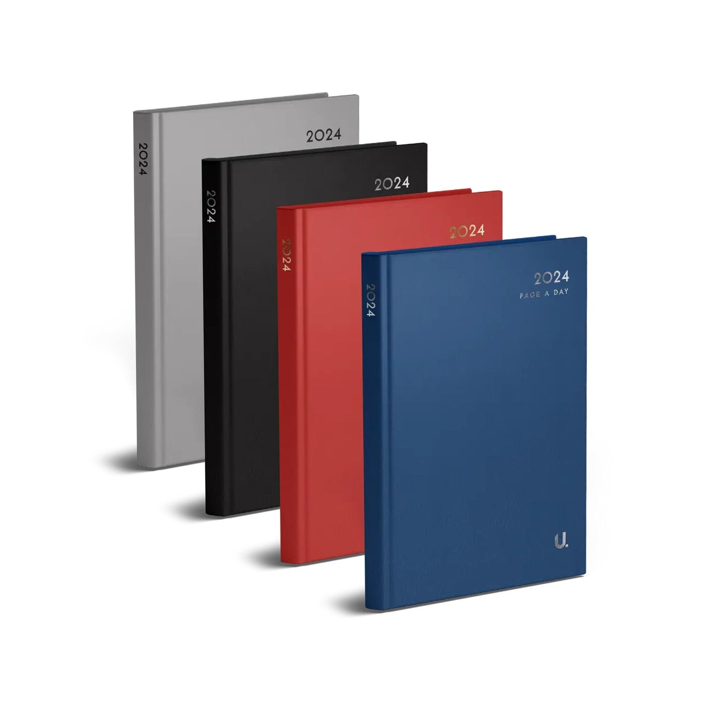2024 A4 Page A Day for EVERY Day Diary Full Year Planner Organiser With Times